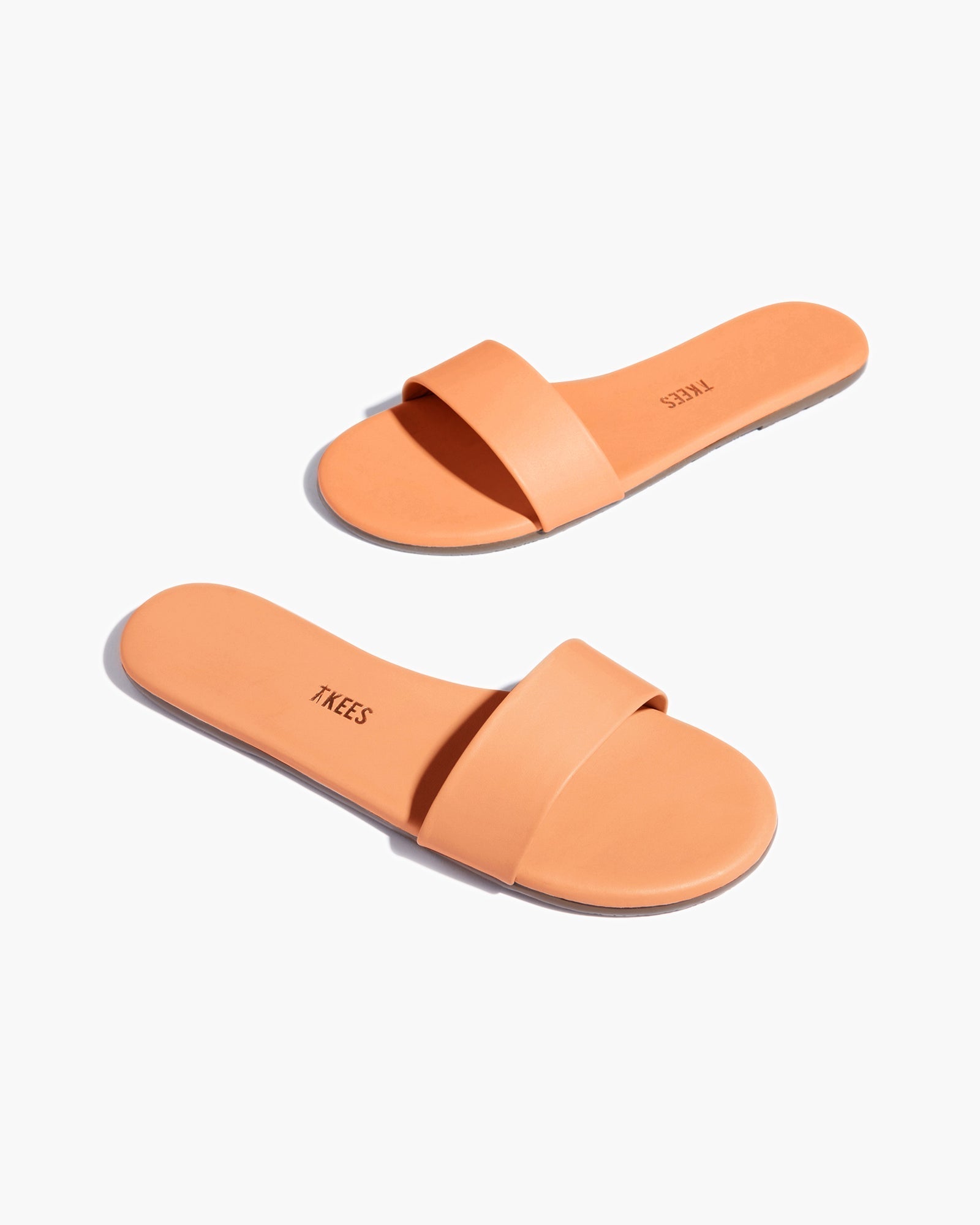 TKEES Alex Women's Slides Orange | NH1870693