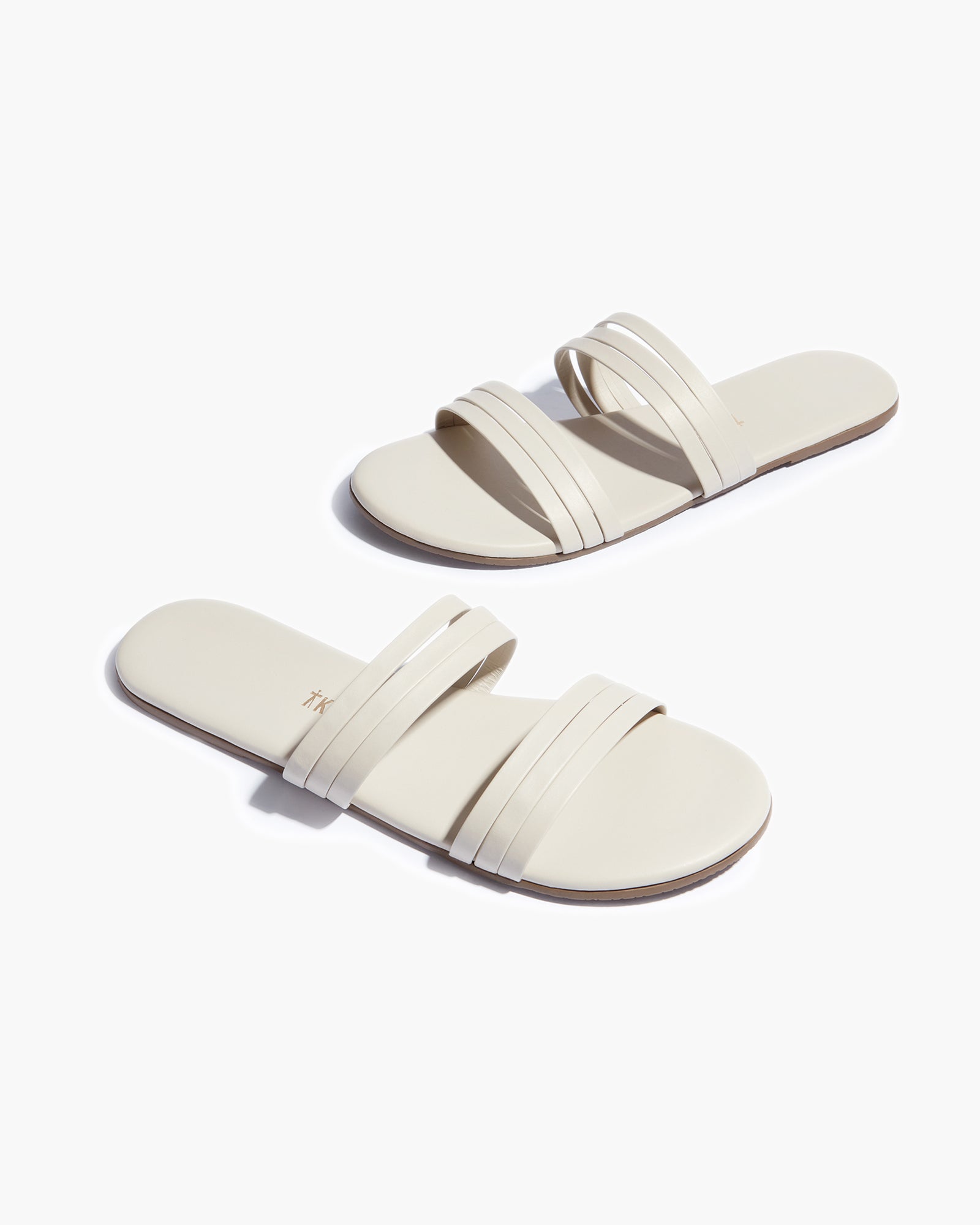 TKEES Allegra Women's Slides Grey | XP7630542