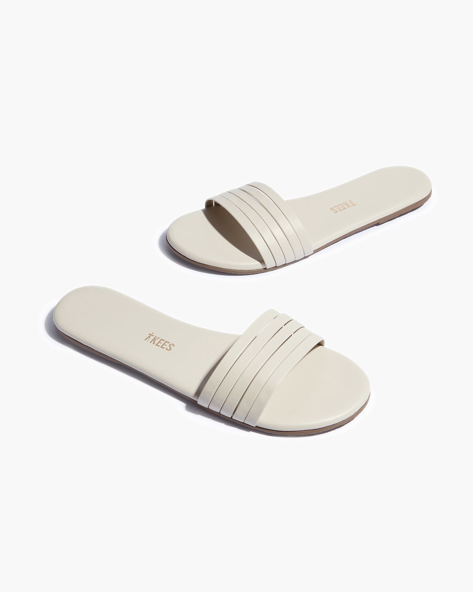 TKEES Austyn Women's Slides Grey | YL0871564