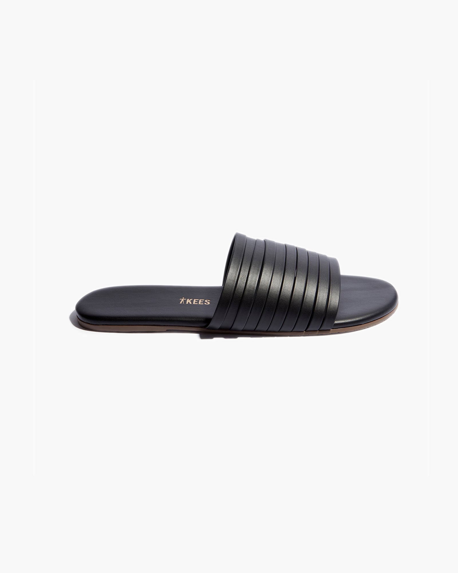 TKEES Avery Women's Slides Black | LC7235194