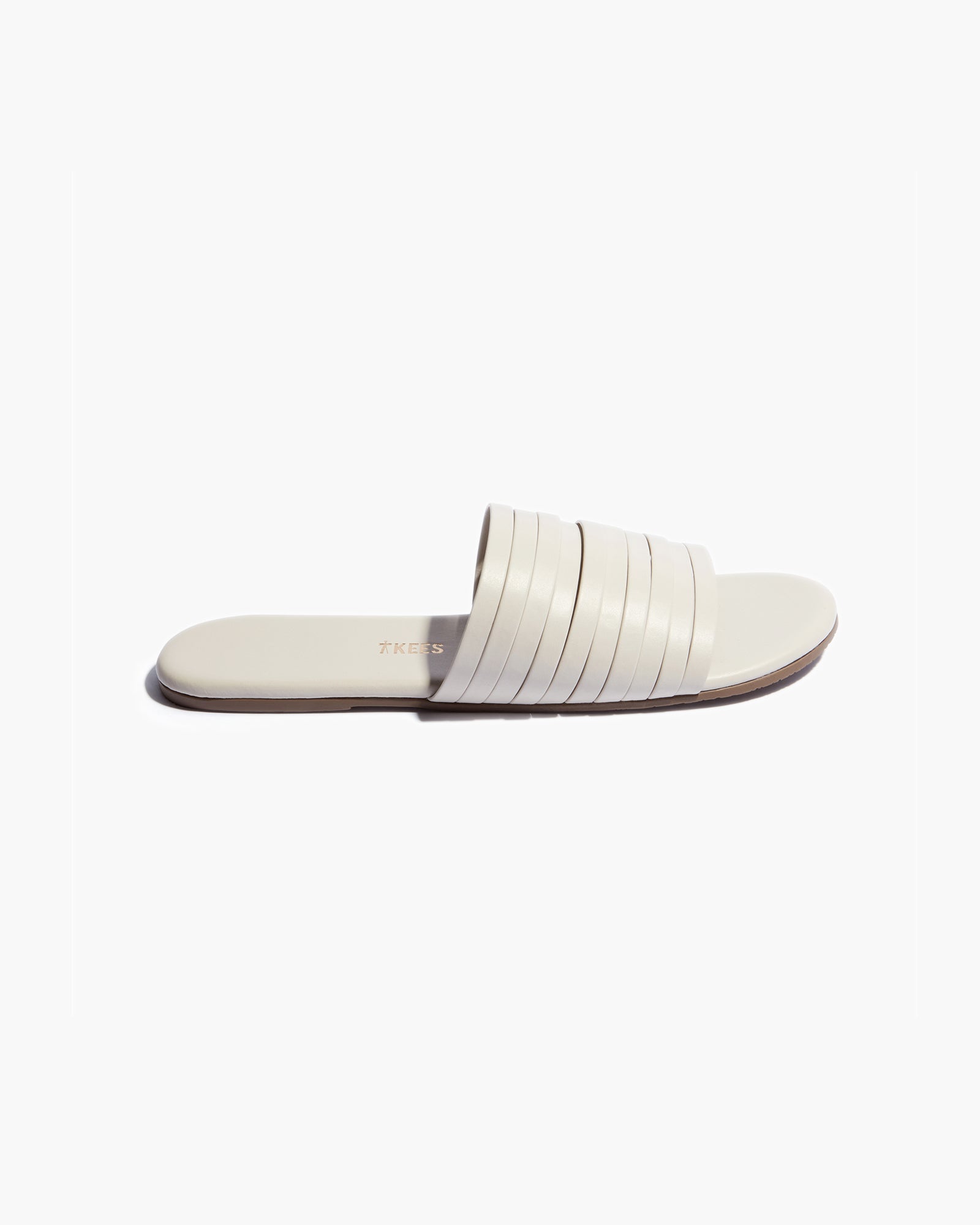 TKEES Avery Women's Slides Grey | YE2835076