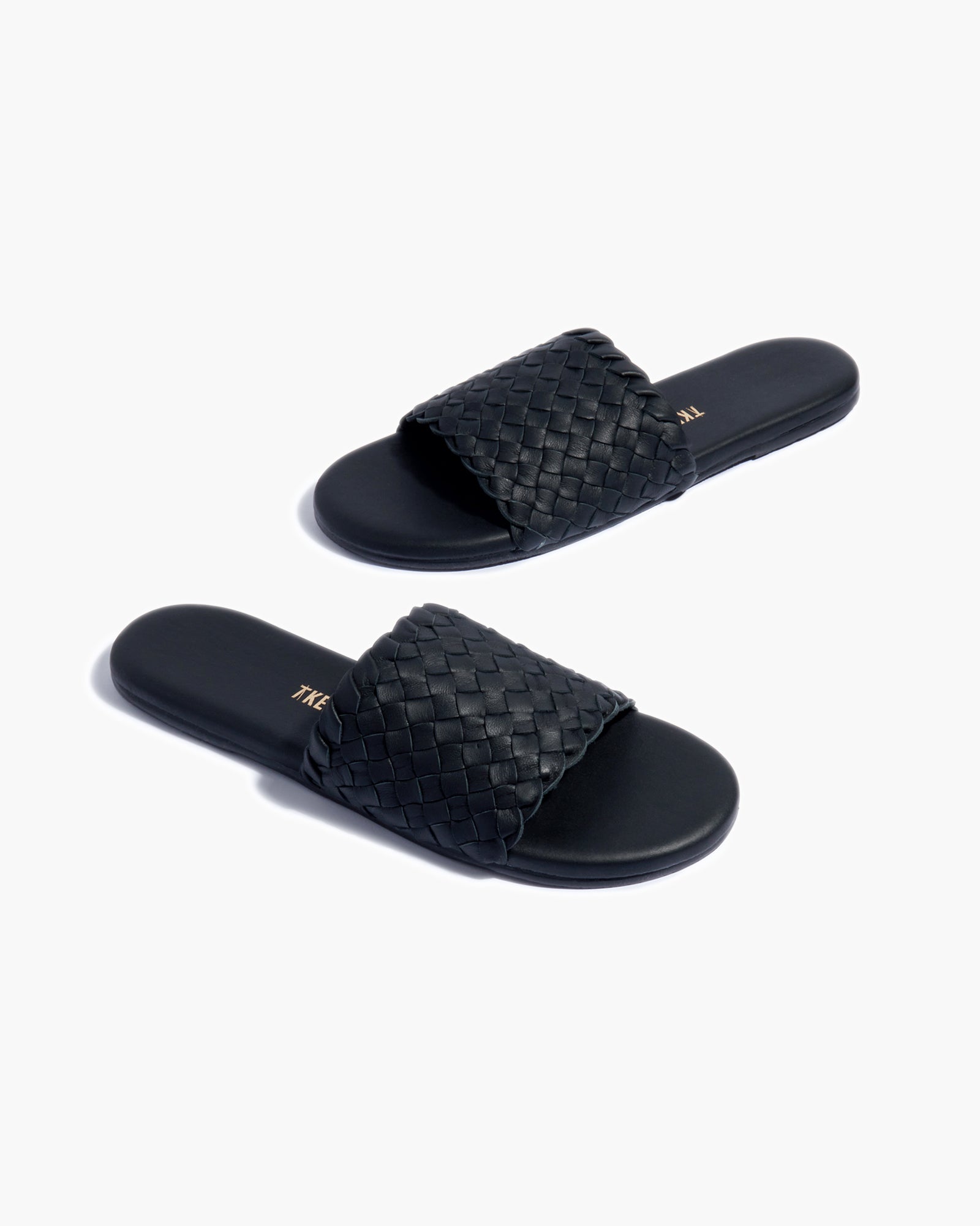 TKEES Betty Women's Slides Black | QD1409853