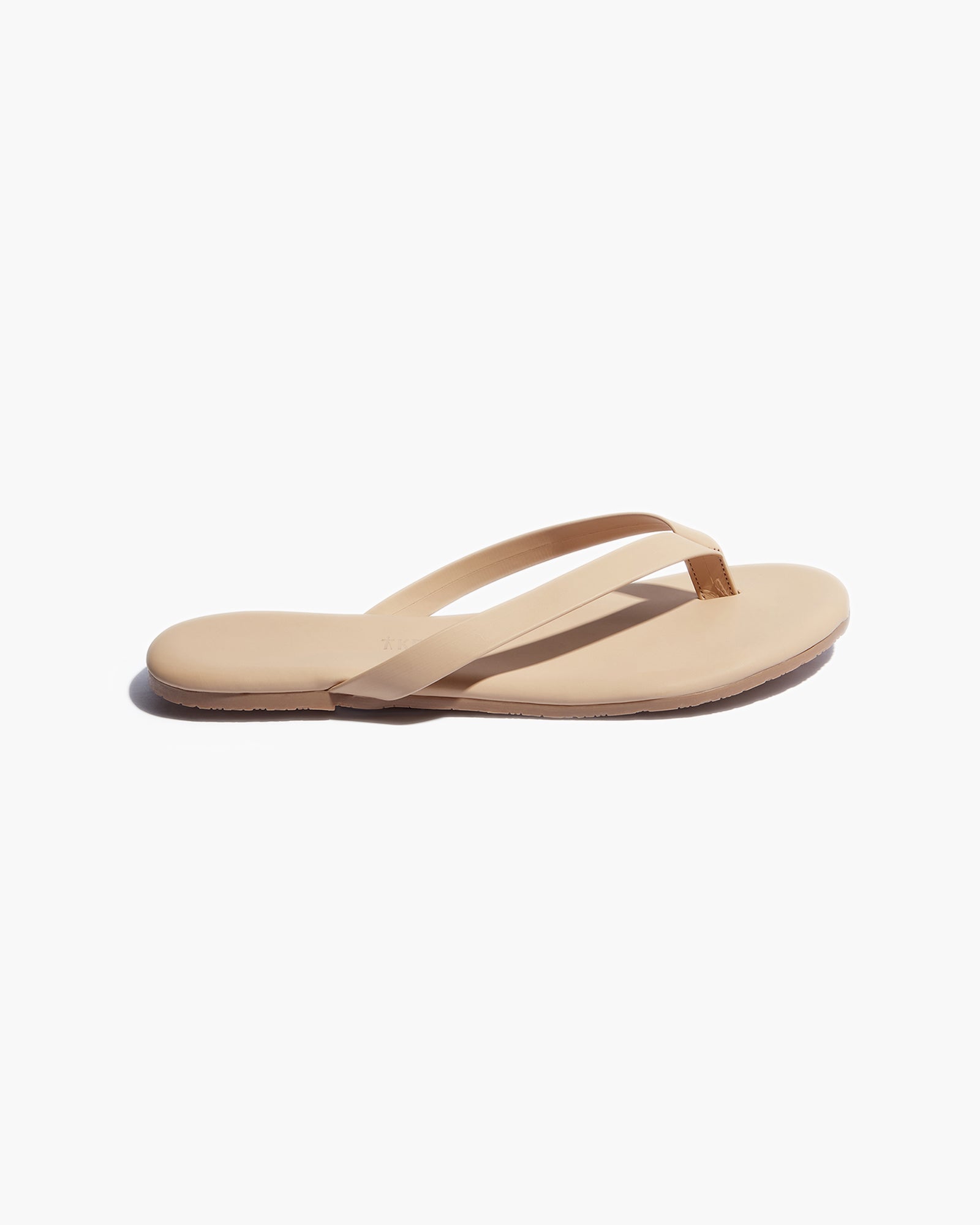 TKEES Boyfriend Vegan Women's Flip Flops Khaki | BH4850967