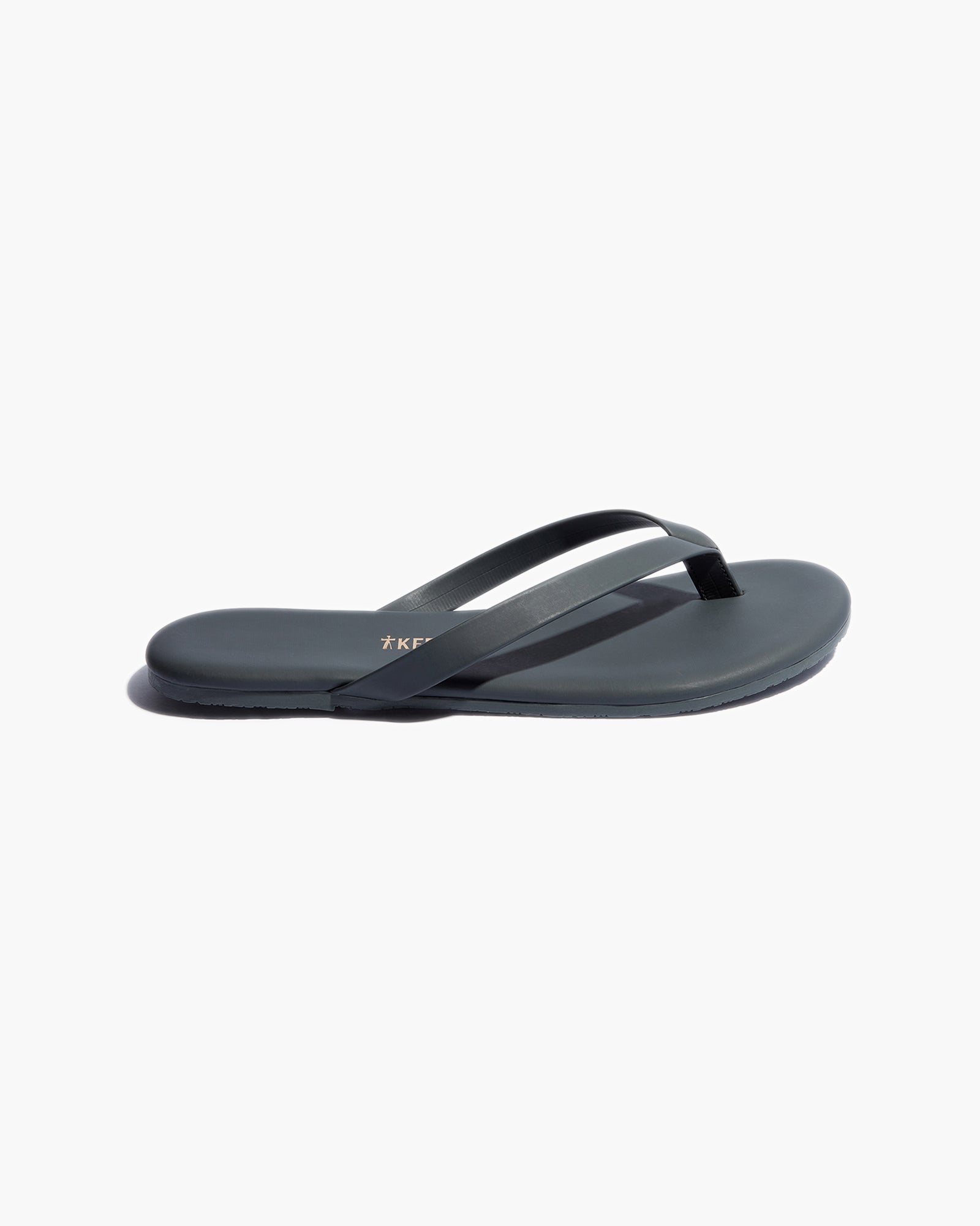 TKEES Boyfriend Vegan Women's Flip Flops Blue | IW3957064