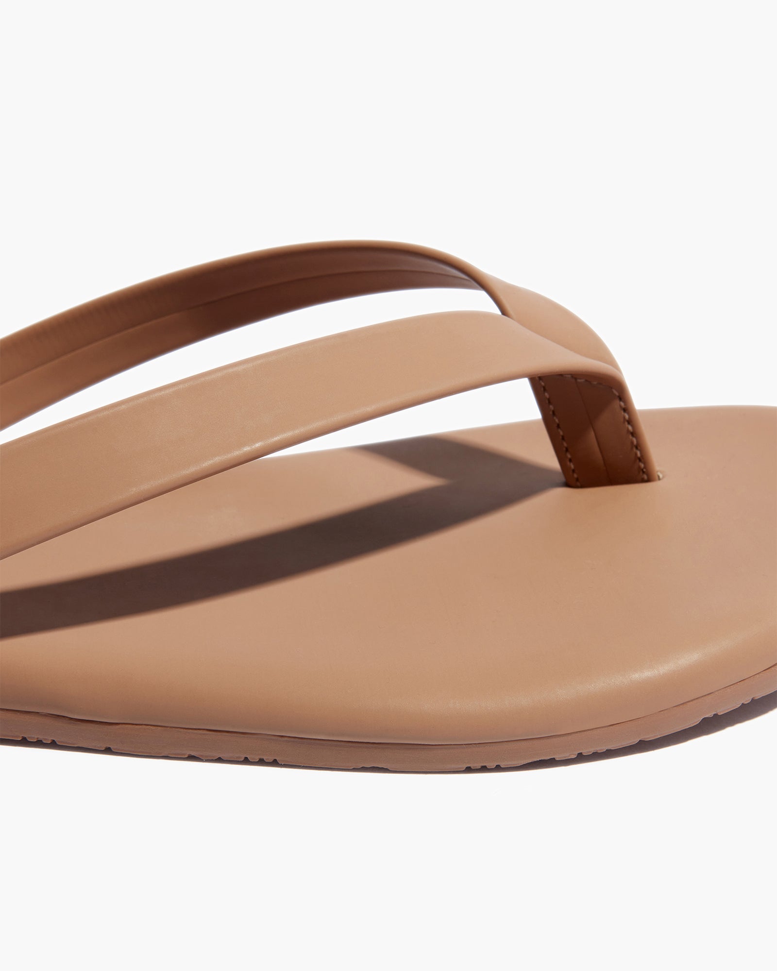 TKEES Boyfriend Vegan Women's Flip Flops Brown | UI1567820