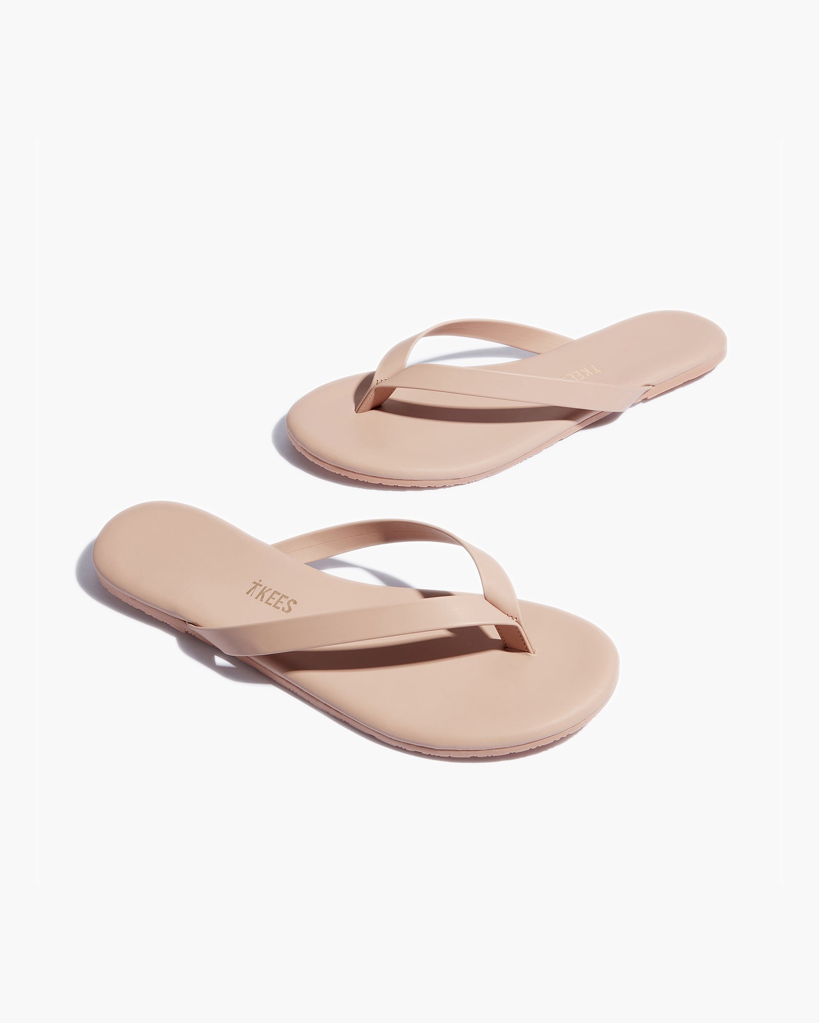 TKEES Boyfriend Vegan Women's Flip Flops Pink | WD4059817