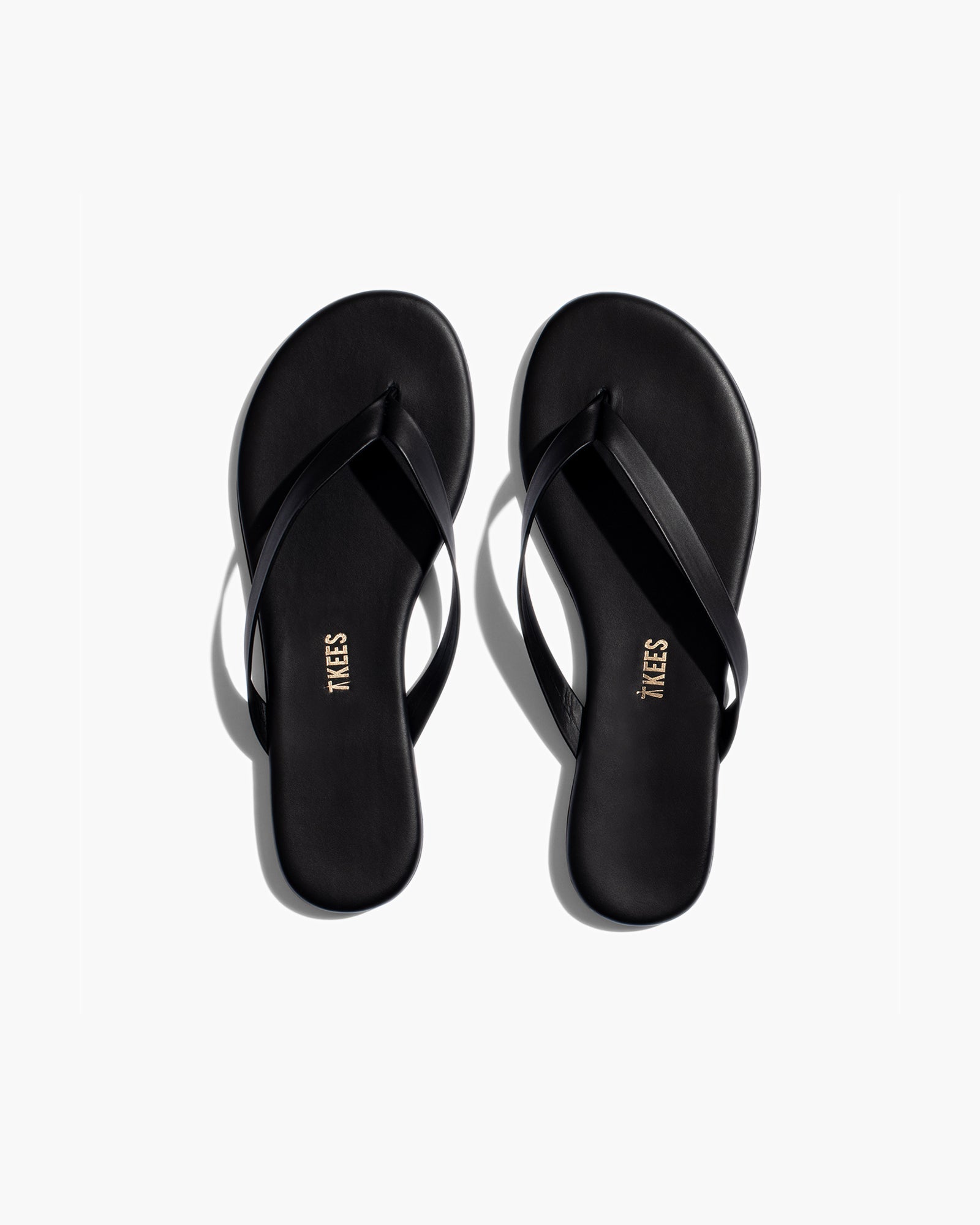 TKEES Boyfriend Women\'s Flip Flops Black | ON0859741