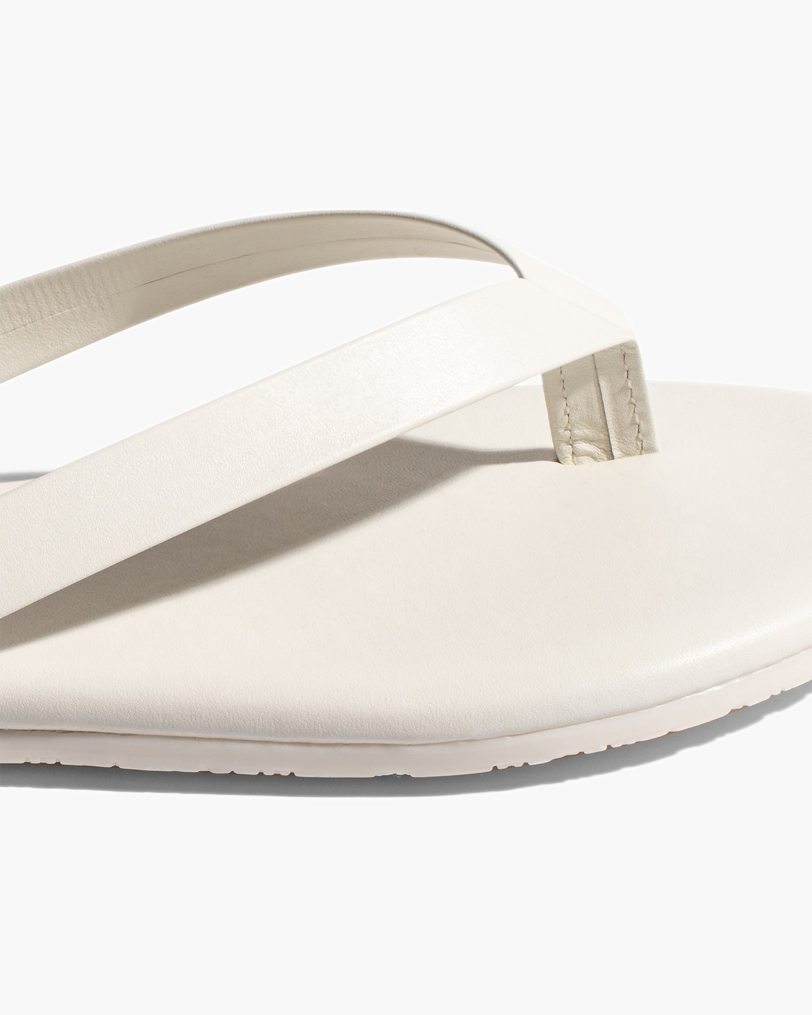 TKEES Boyfriend Women's Flip Flops Cream | BC6075342