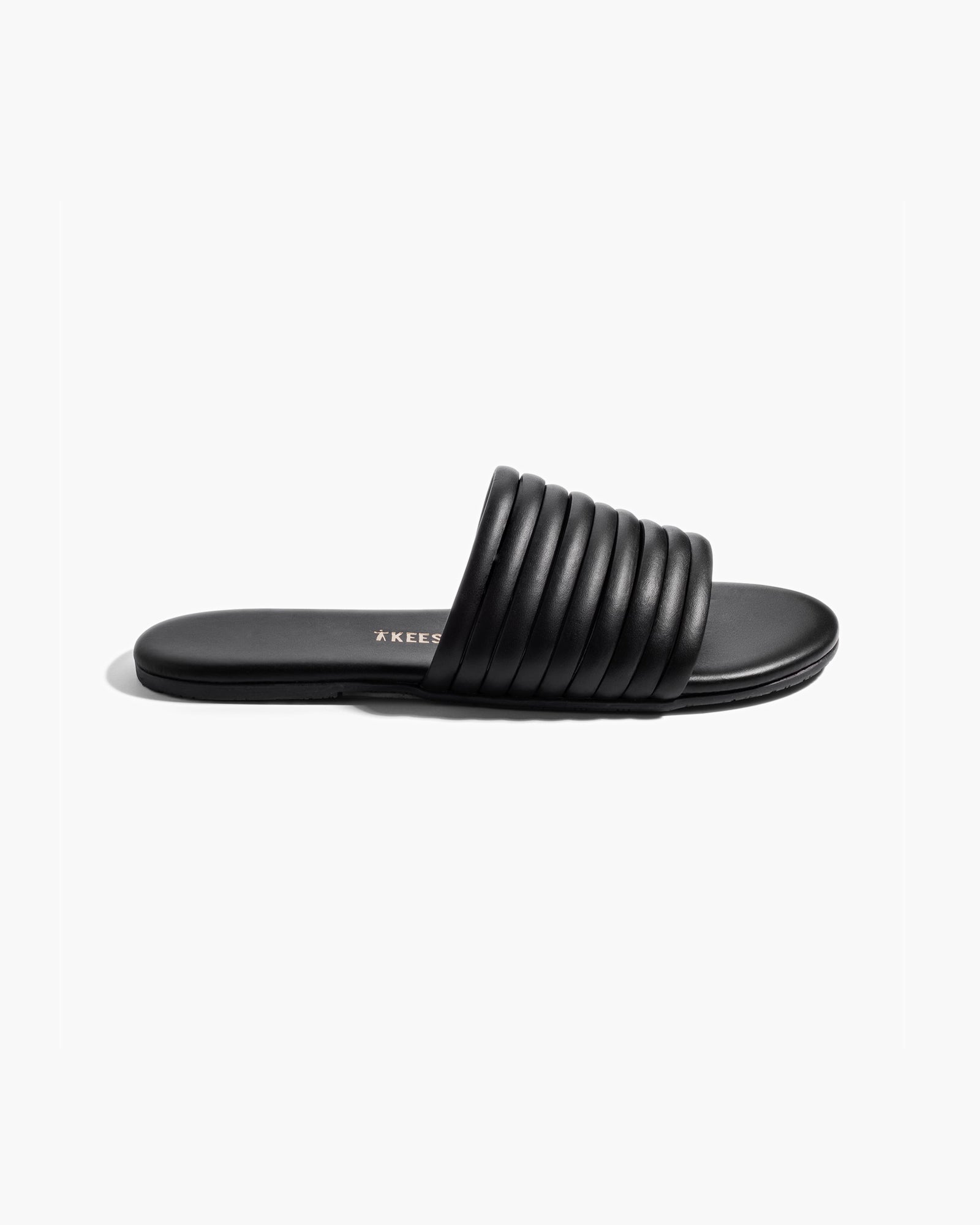 TKEES Caro Women's Slides Black | UC5147283