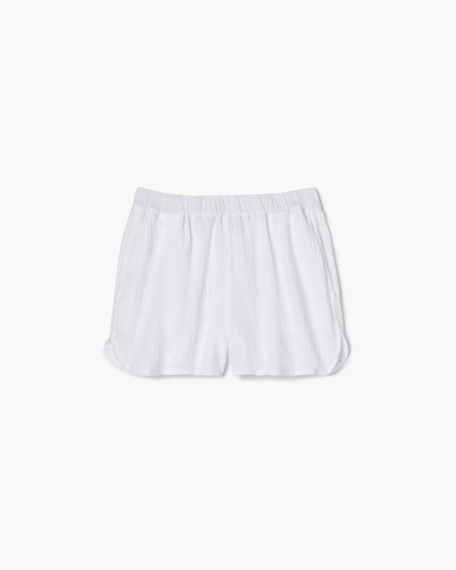 TKEES Gauze Women\'s Shorts White | YB7208964