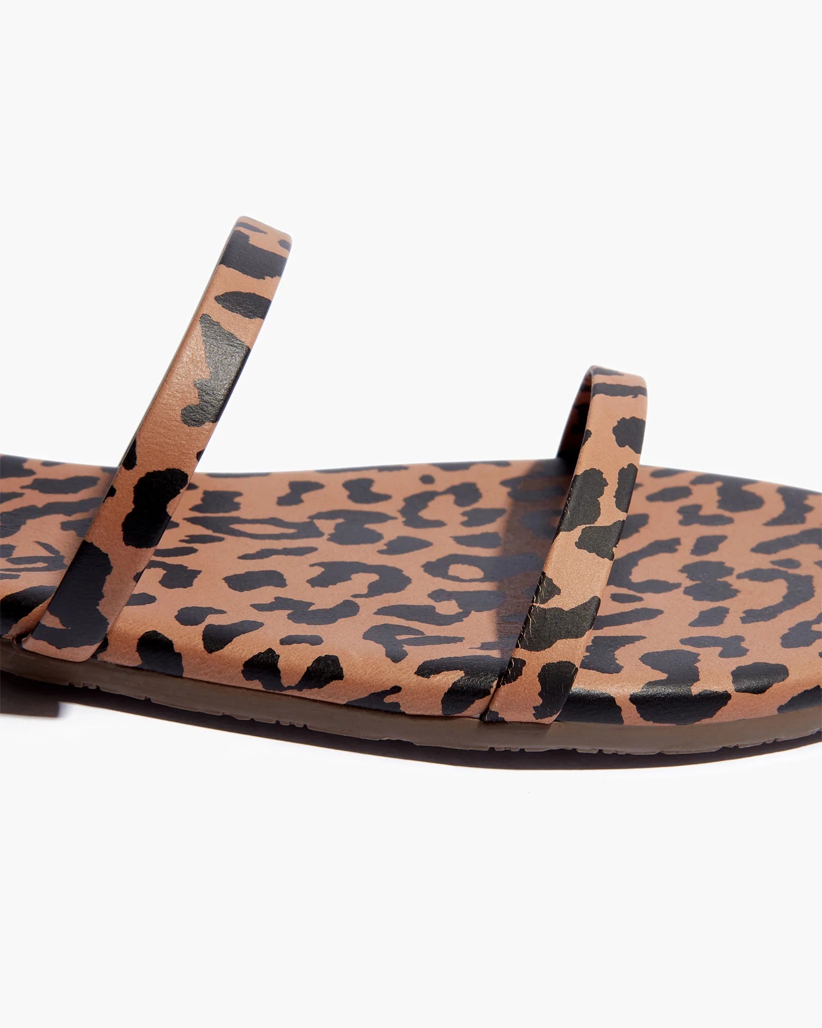 TKEES Gemma Animal Women's Sandals Leopard | YC0589341