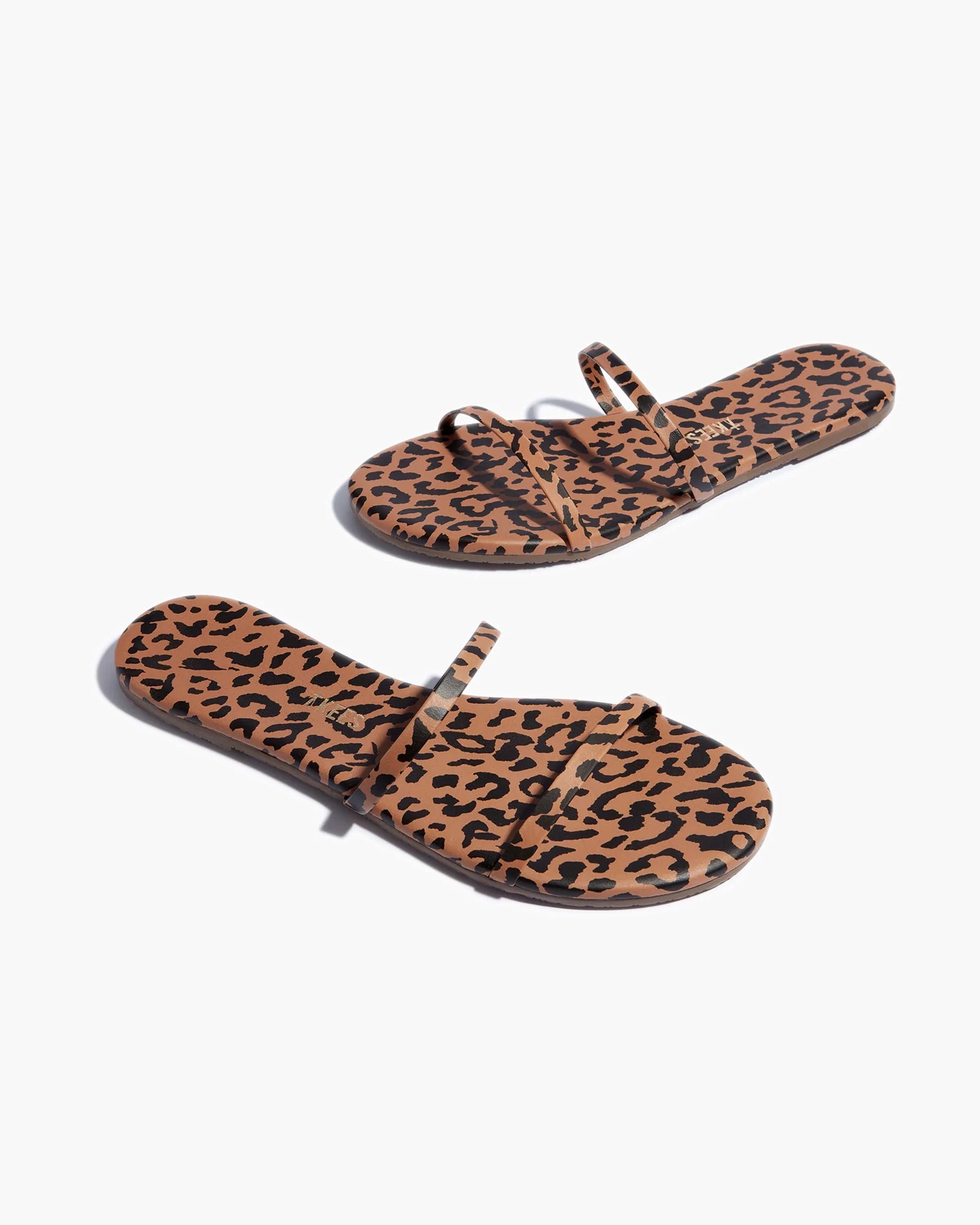 TKEES Gemma Animal Women's Sandals Leopard | YC0589341