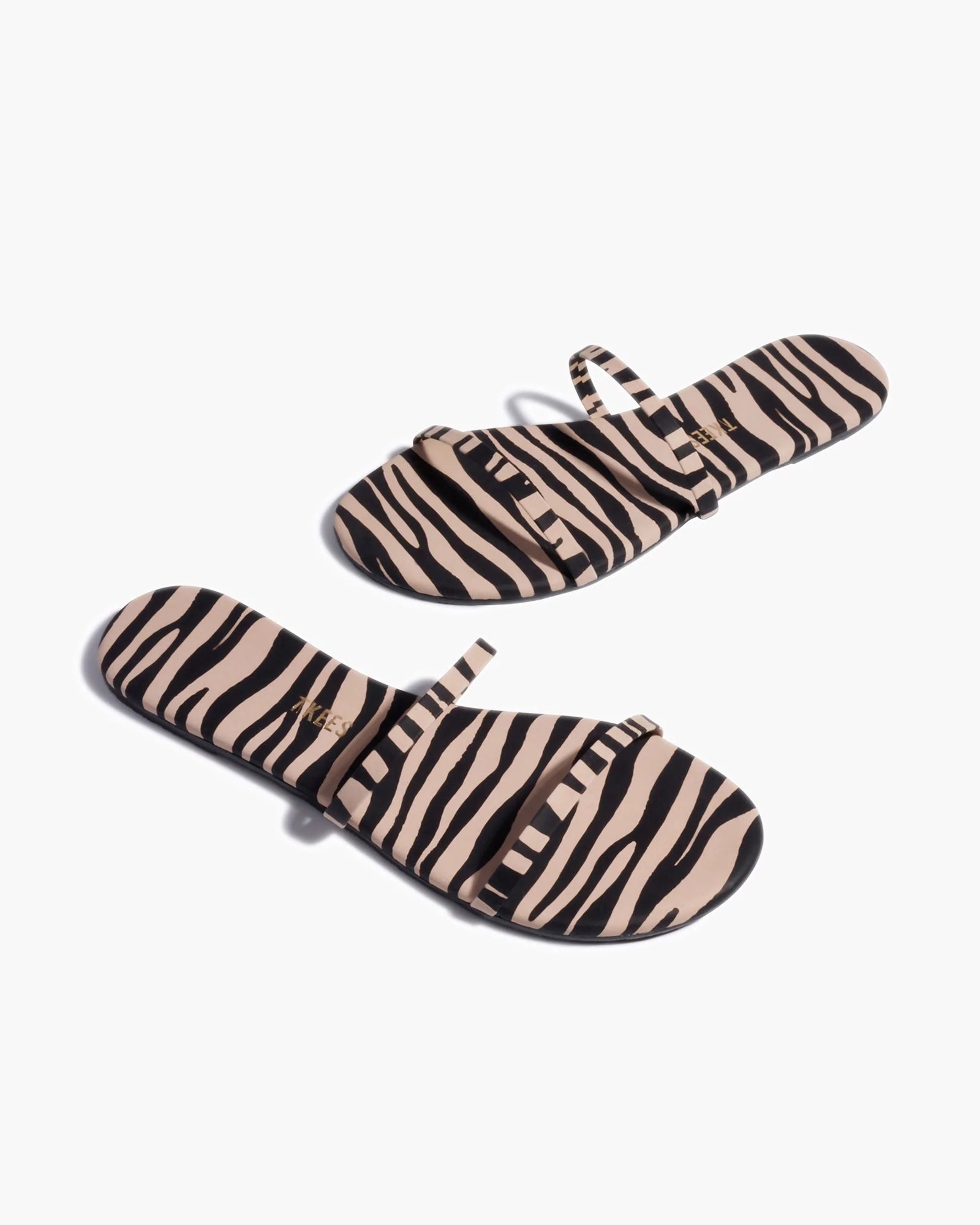 TKEES Gemma Animal Women's Sandals White / Black | BX0975821