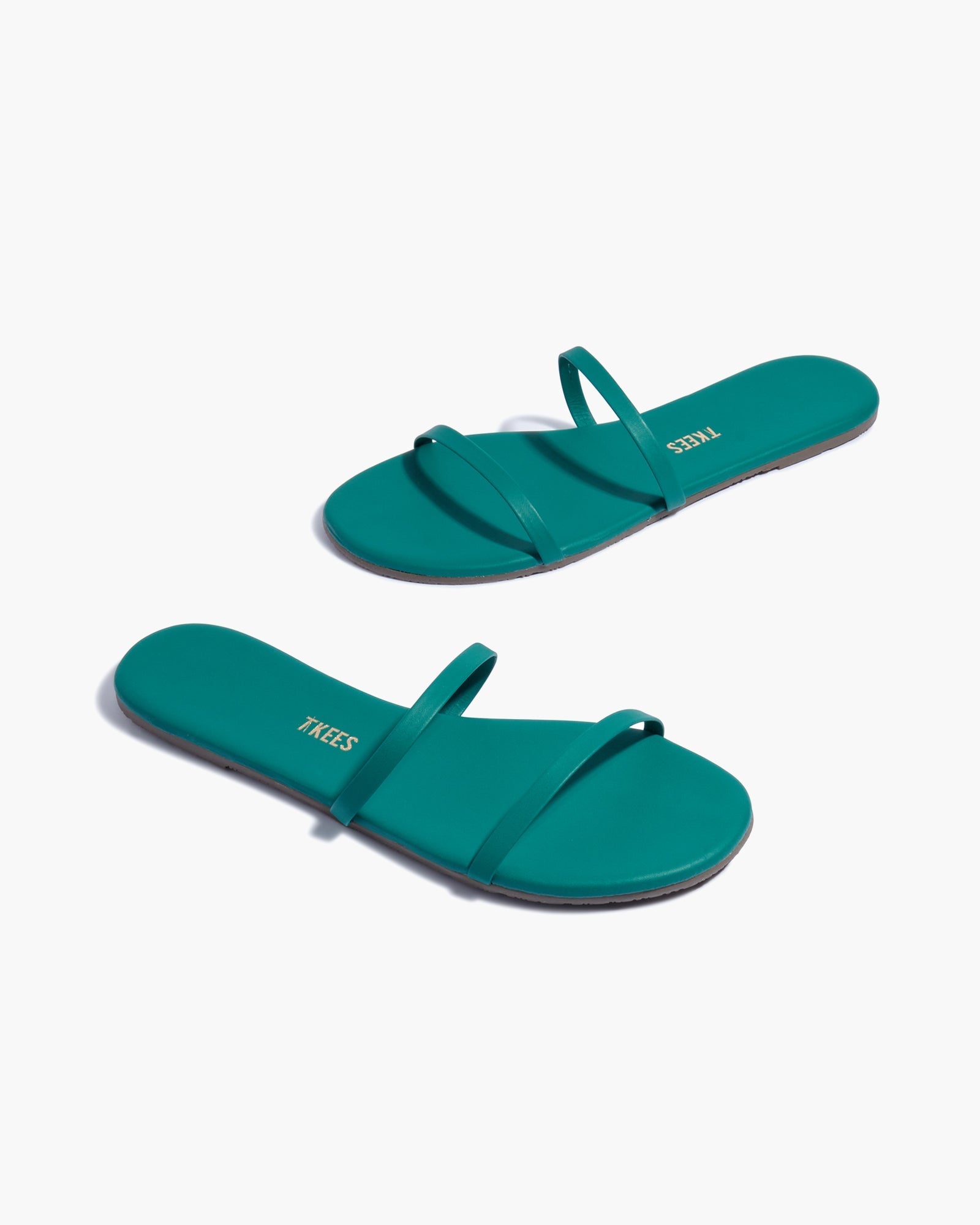 TKEES Gemma Pigments Women's Sandals Turquoise | PG5193208