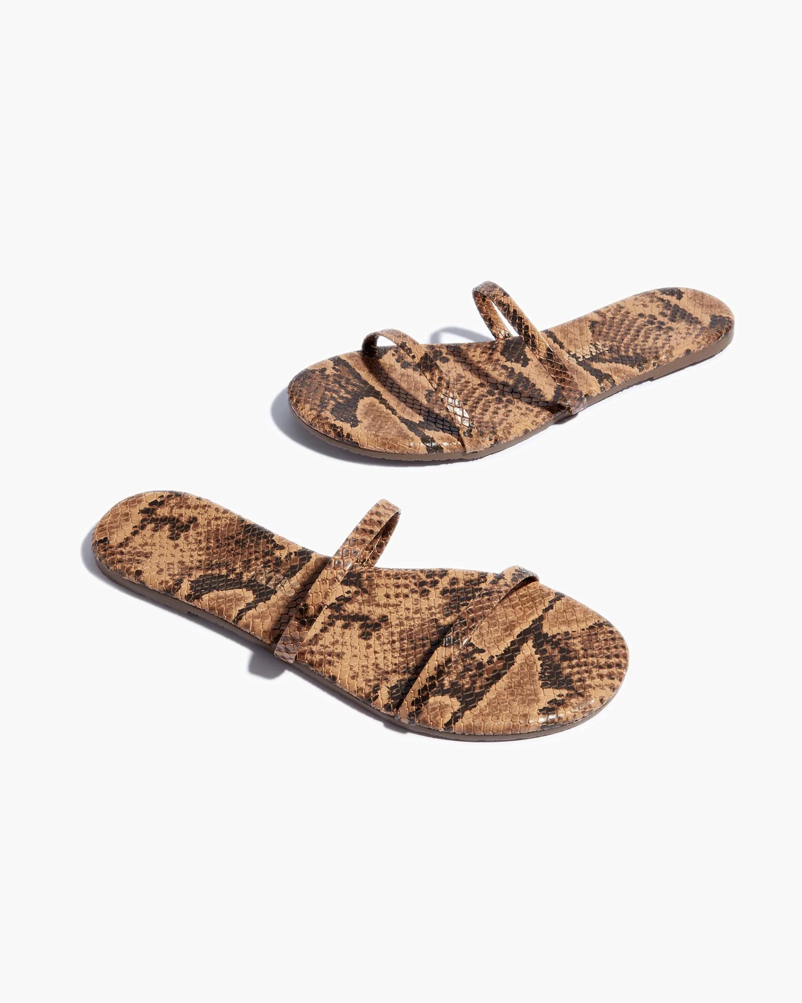 TKEES Gemma Vegan Animal Women's Sandals Snake | TA9685023