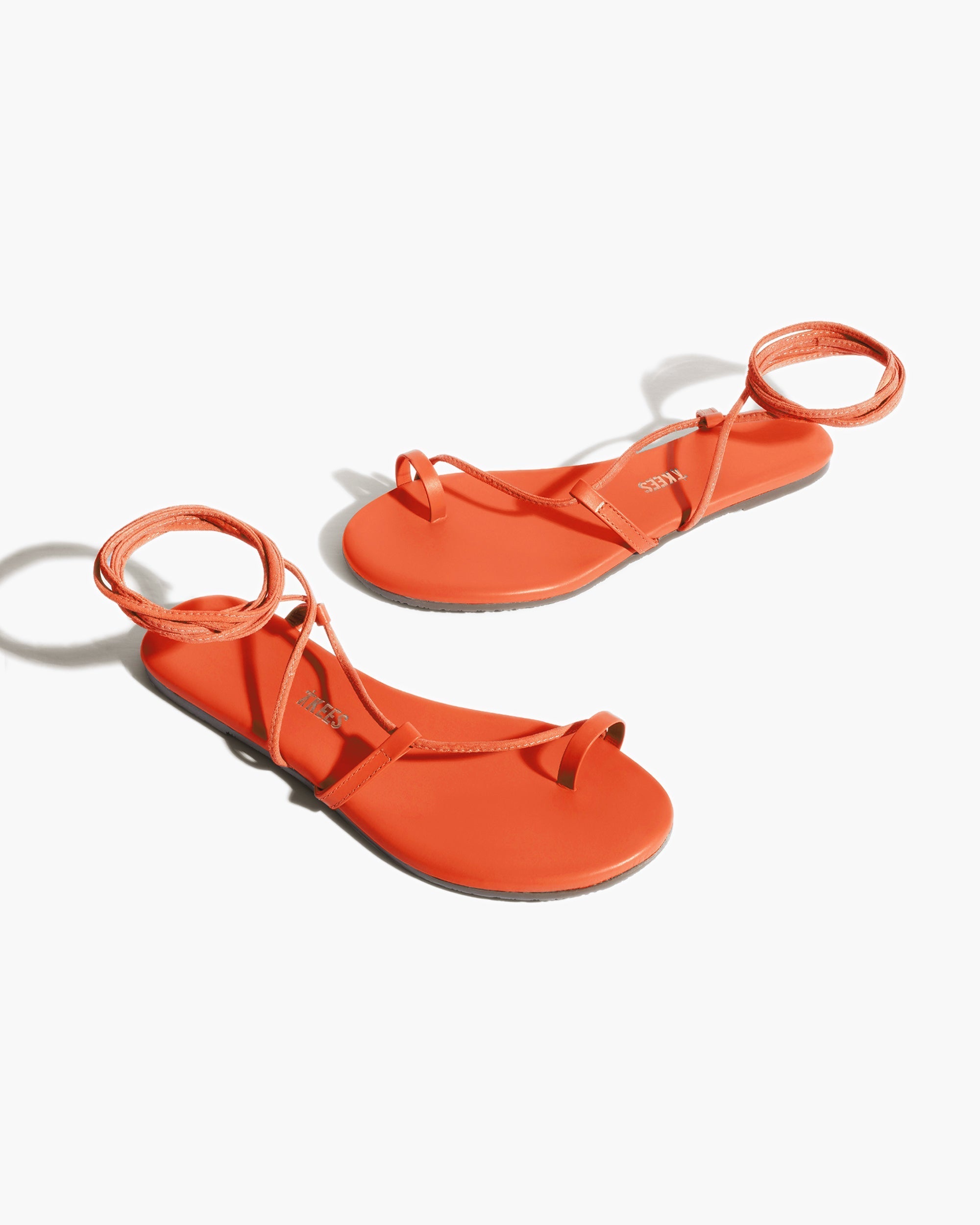 TKEES Jo Pigments Women's Sandals Orange | NW8957413