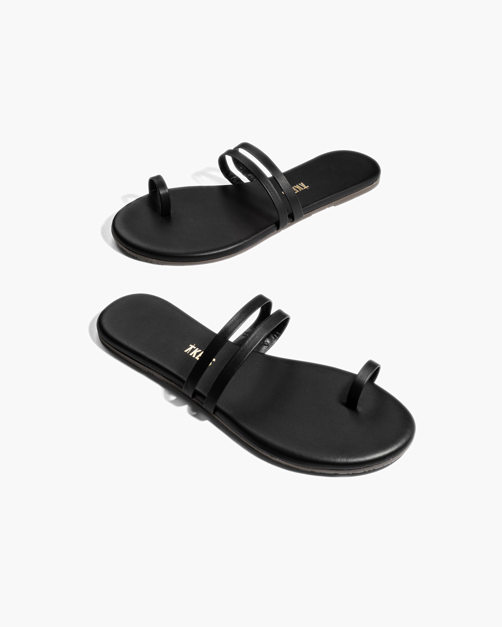 TKEES Leah Women's Sandals Black | NO1628945