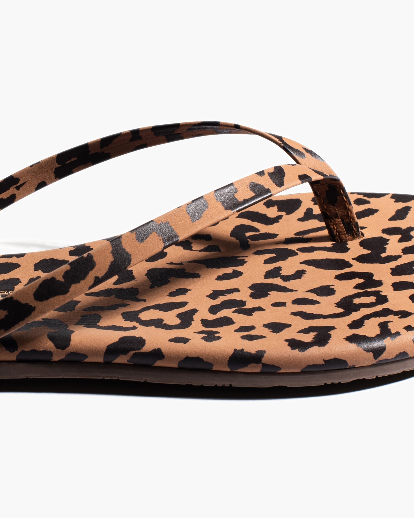 TKEES Lily Animal Women's Flip Flops Leopard | NI0162847