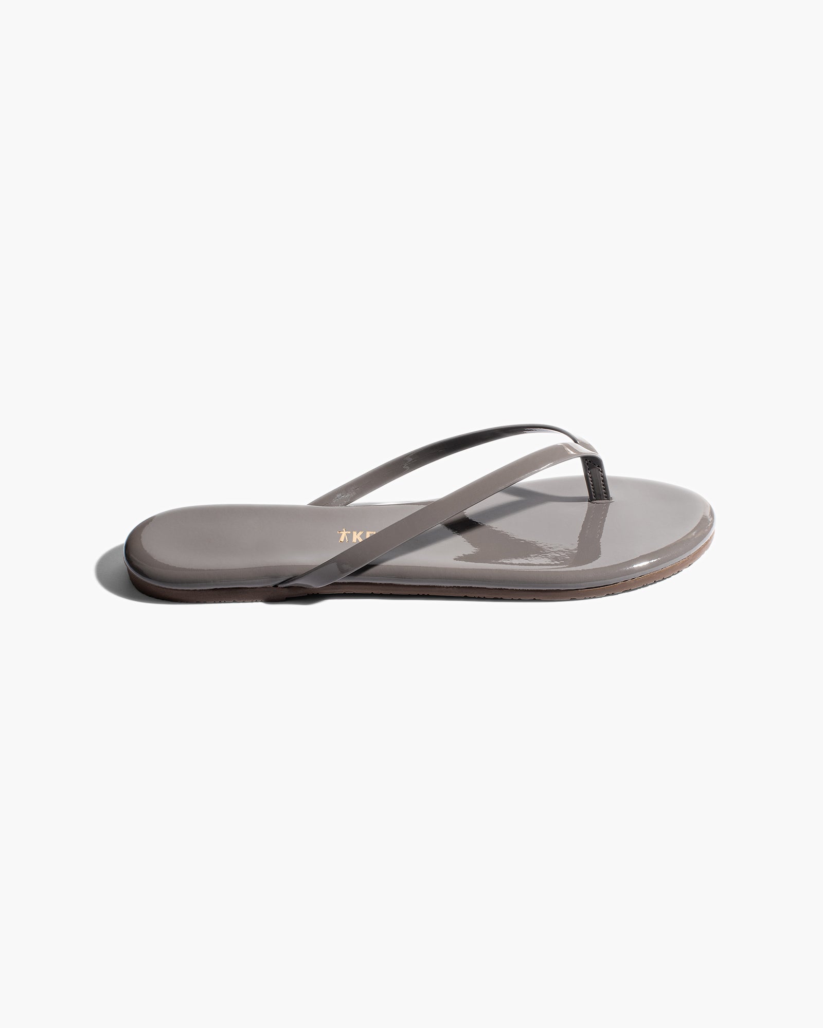 TKEES Lily Glosses Women's Flip Flops Grey | CR0368975