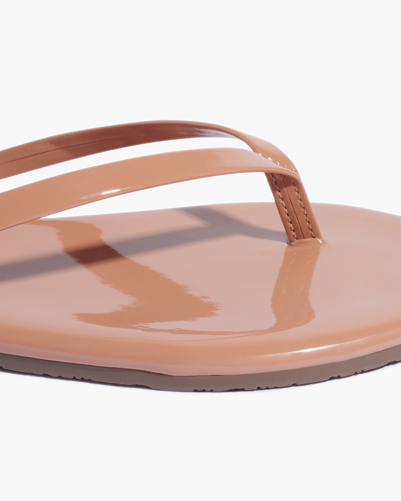 TKEES Lily Glosses Women's Flip Flops Rose Gold | YQ9501643