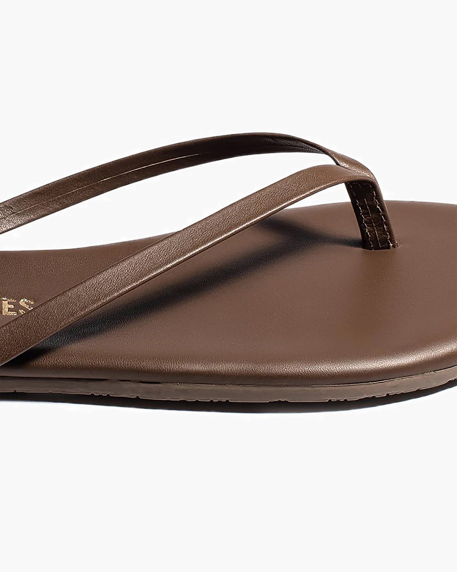 TKEES Lily Liners Women's Flip Flops Coffee | LM6918753