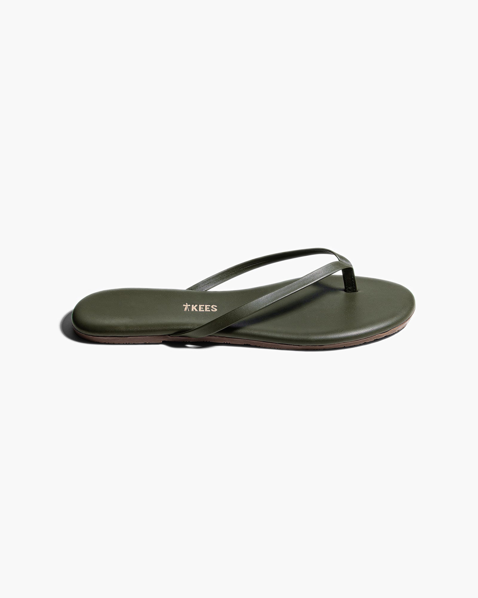 TKEES Lily Liners Women's Flip Flops Green | RE0459123