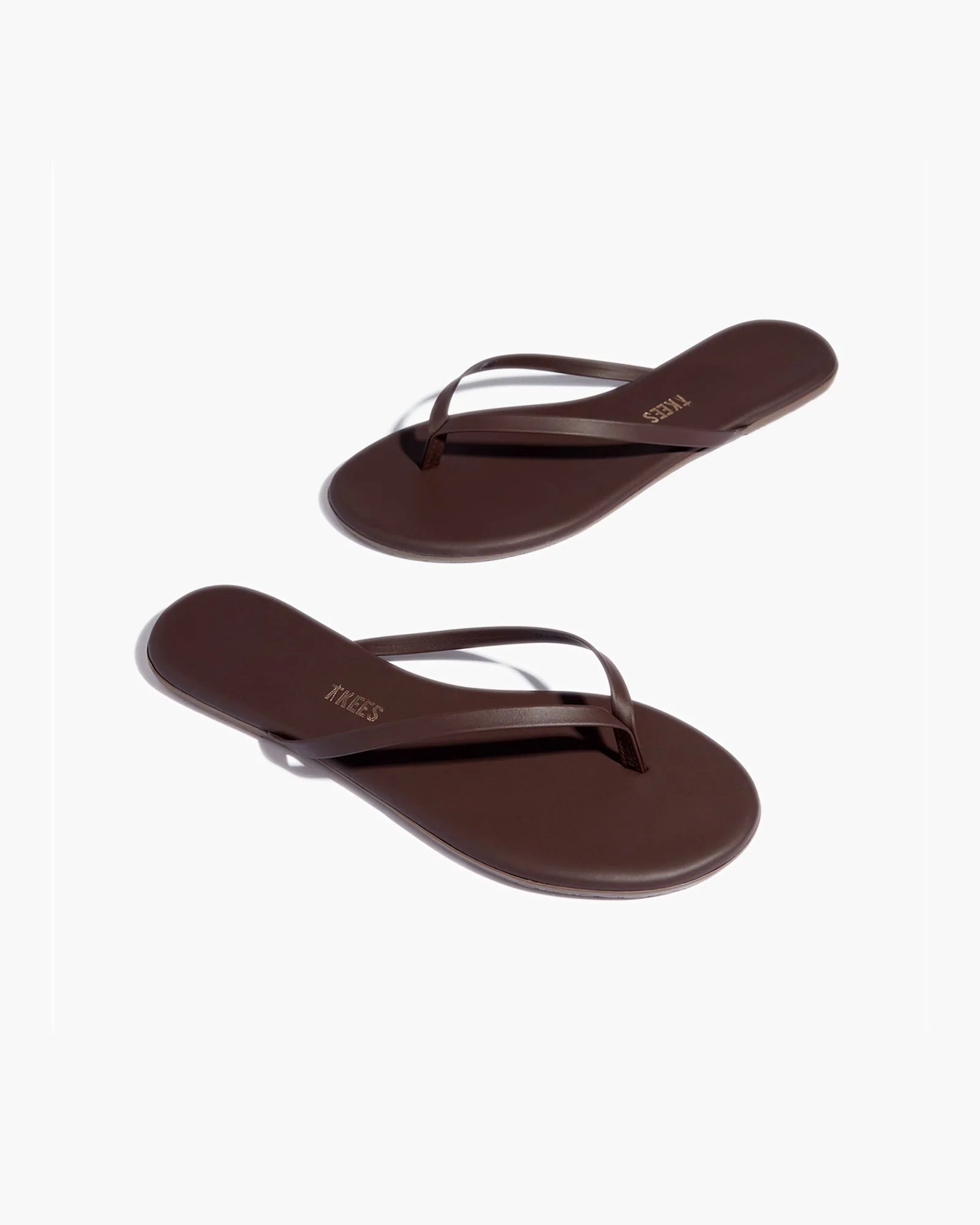 TKEES Lily Nudes Women's Flip Flops Brown | BE3240971