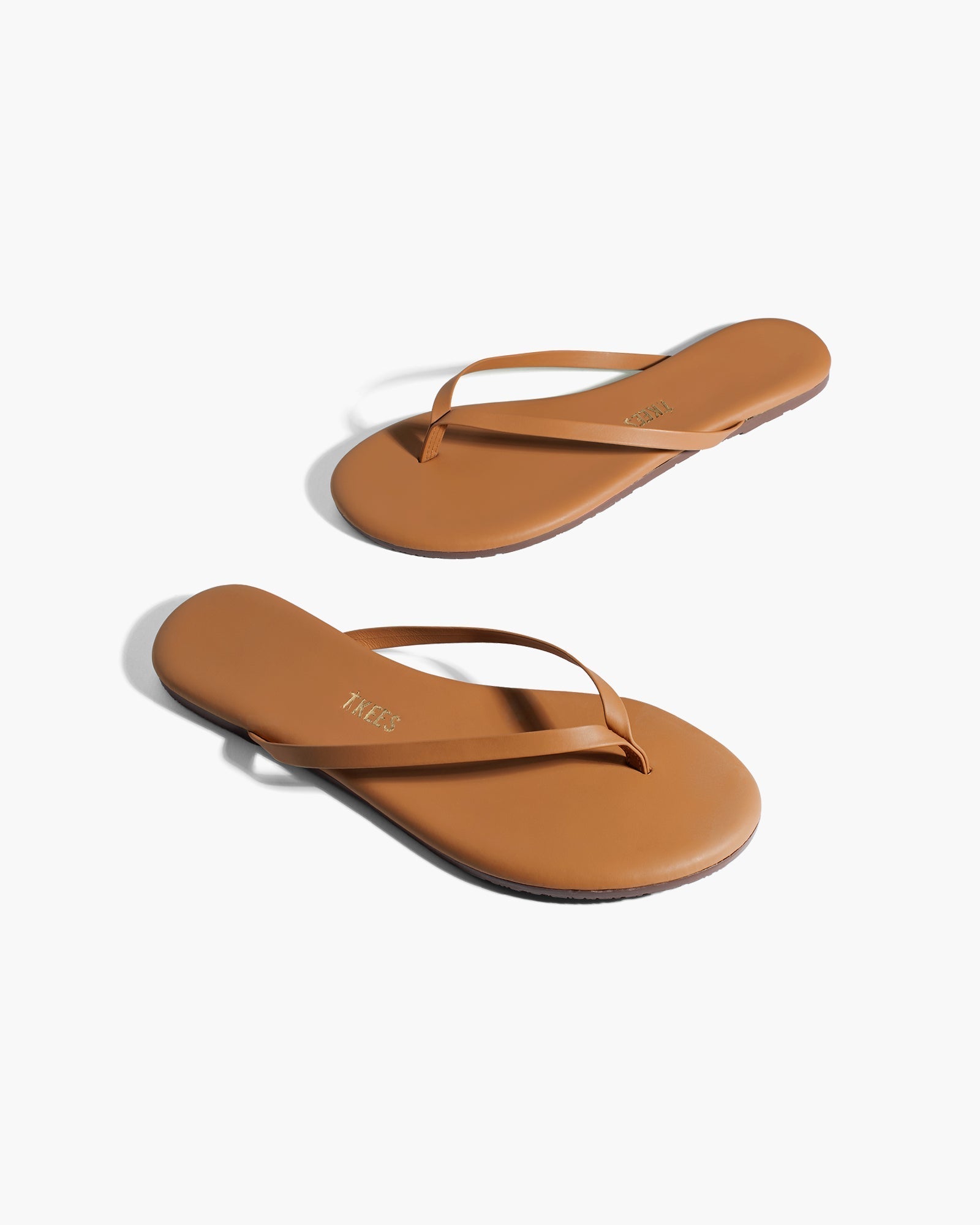 TKEES Lily Nudes Women's Flip Flops Brown | PJ4235901