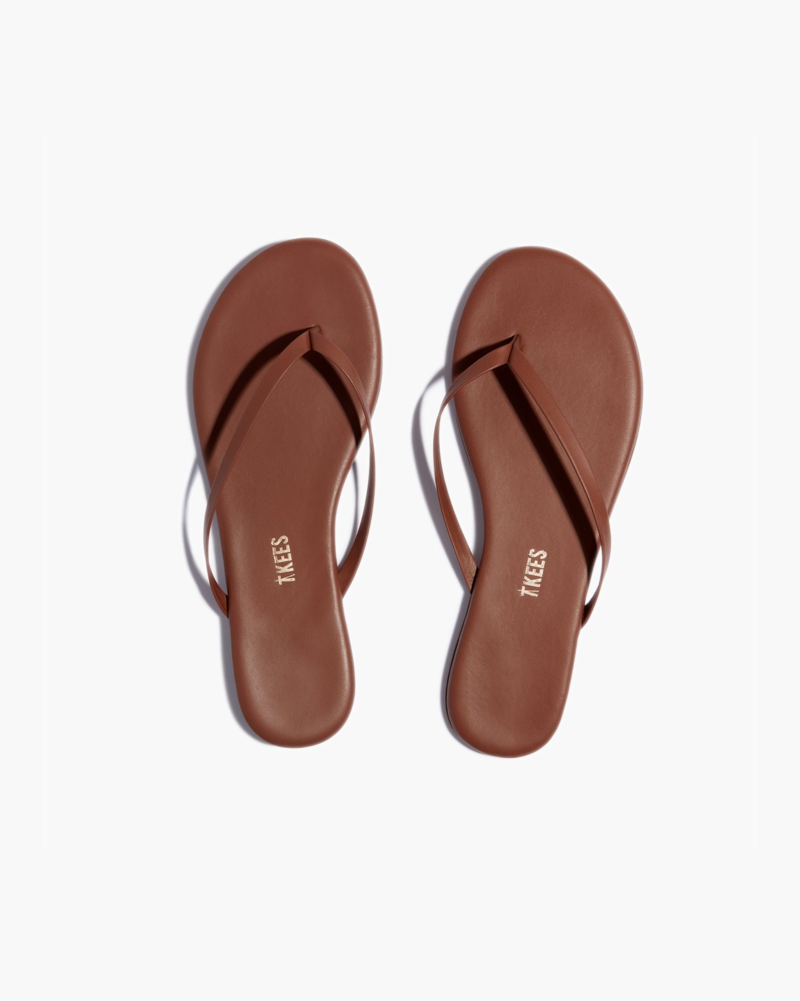 TKEES Lily Nudes Women's Flip Flops Brown | PJ4235901