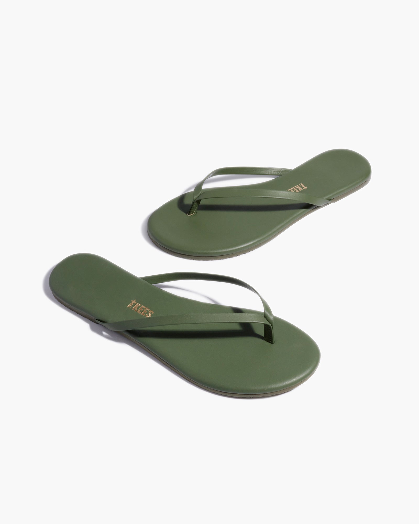 TKEES Lily Pigments Women's Flip Flops Green | DX0826935