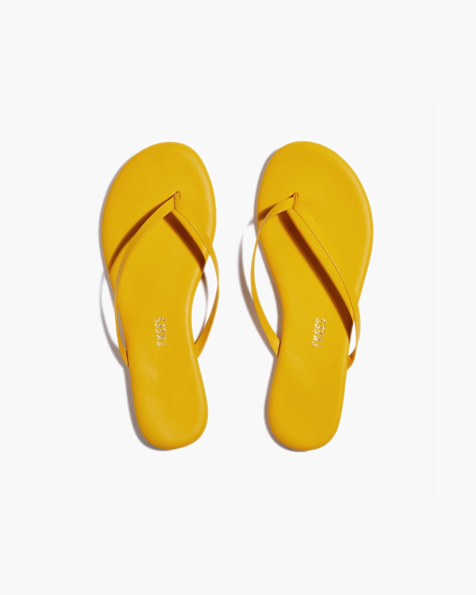 TKEES Lily Pigments Women\'s Flip Flops Yellow | SK1568032