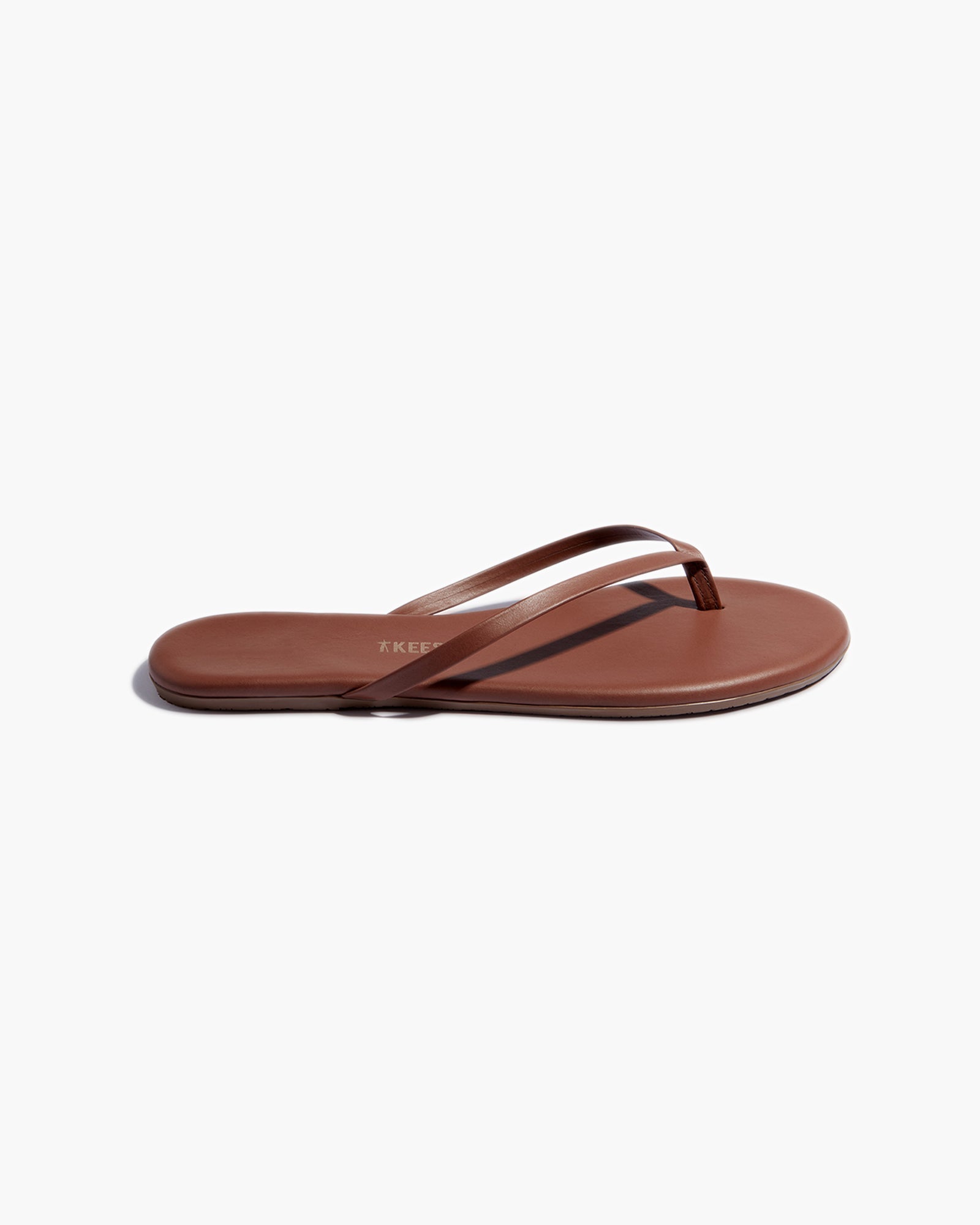 TKEES Lily Vegan Women's Flip Flops Brown | JR3907584