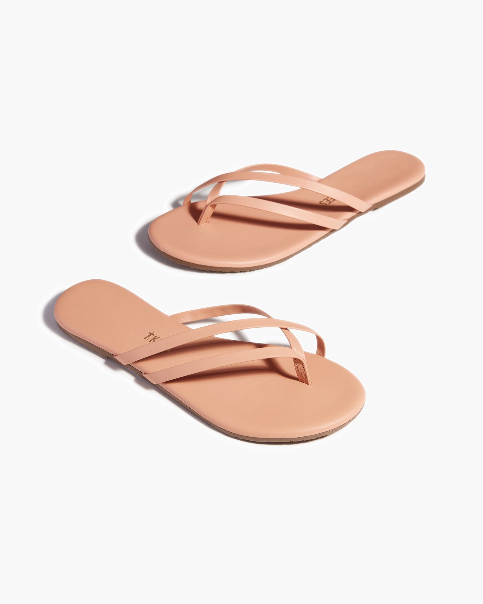 TKEES Liri Women's Flip Flops Beige | PM5071863