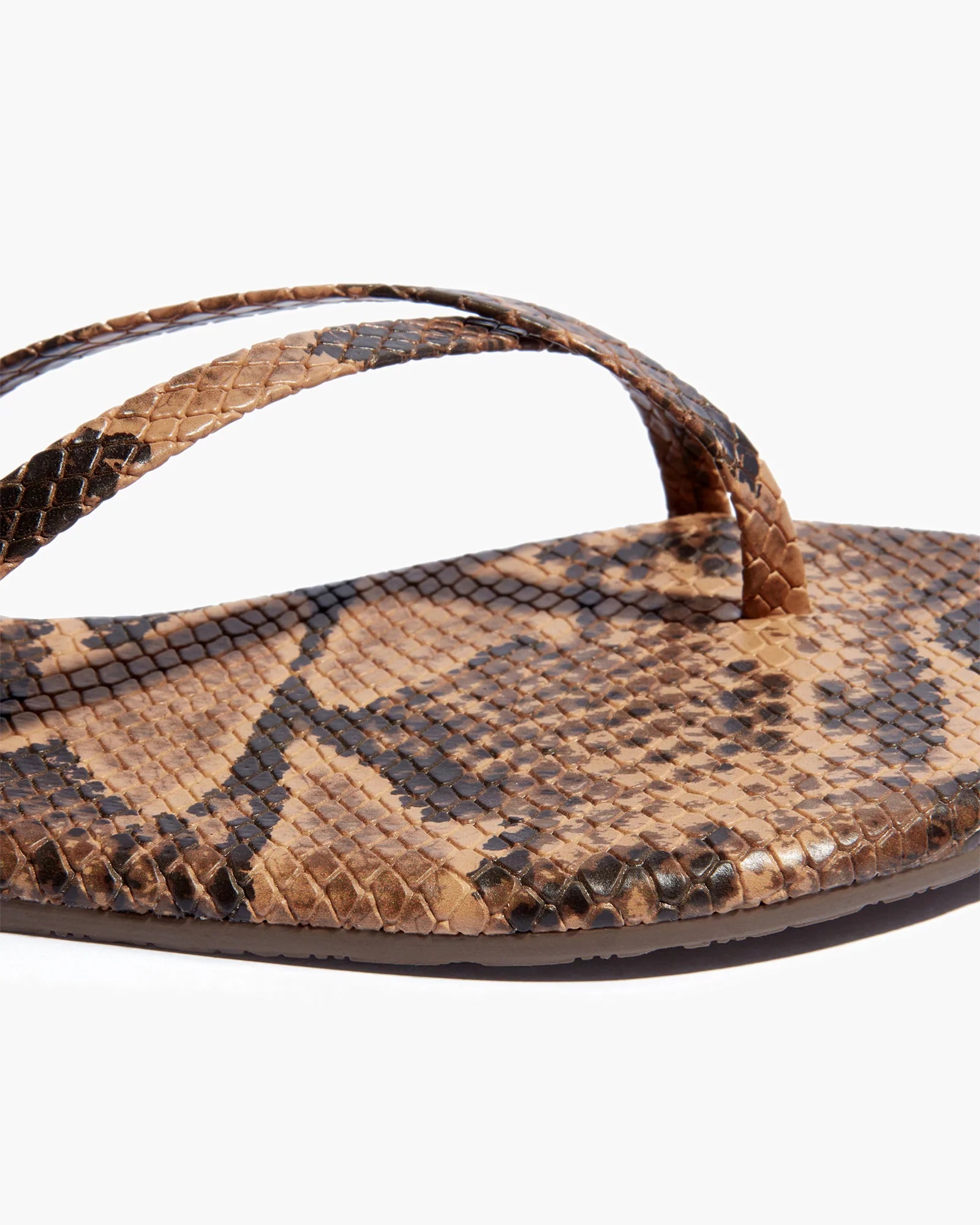 TKEES Riley Vegan Animal Women's Sandals Snake | CZ5103286