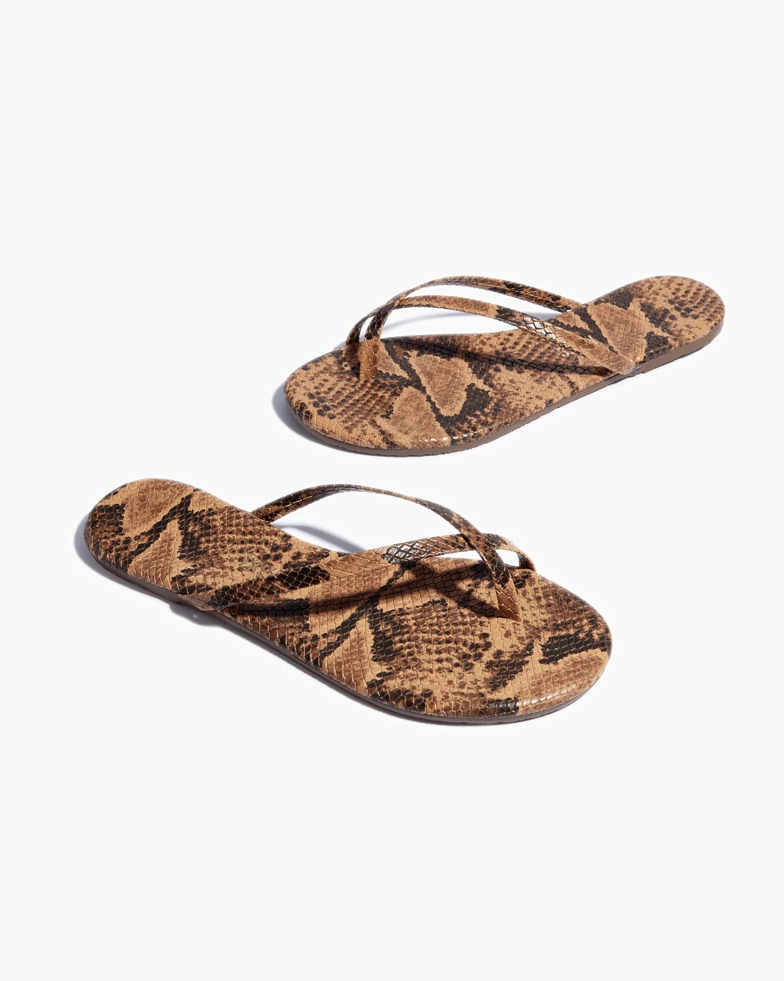 TKEES Riley Vegan Animal Women's Sandals Snake | CZ5103286