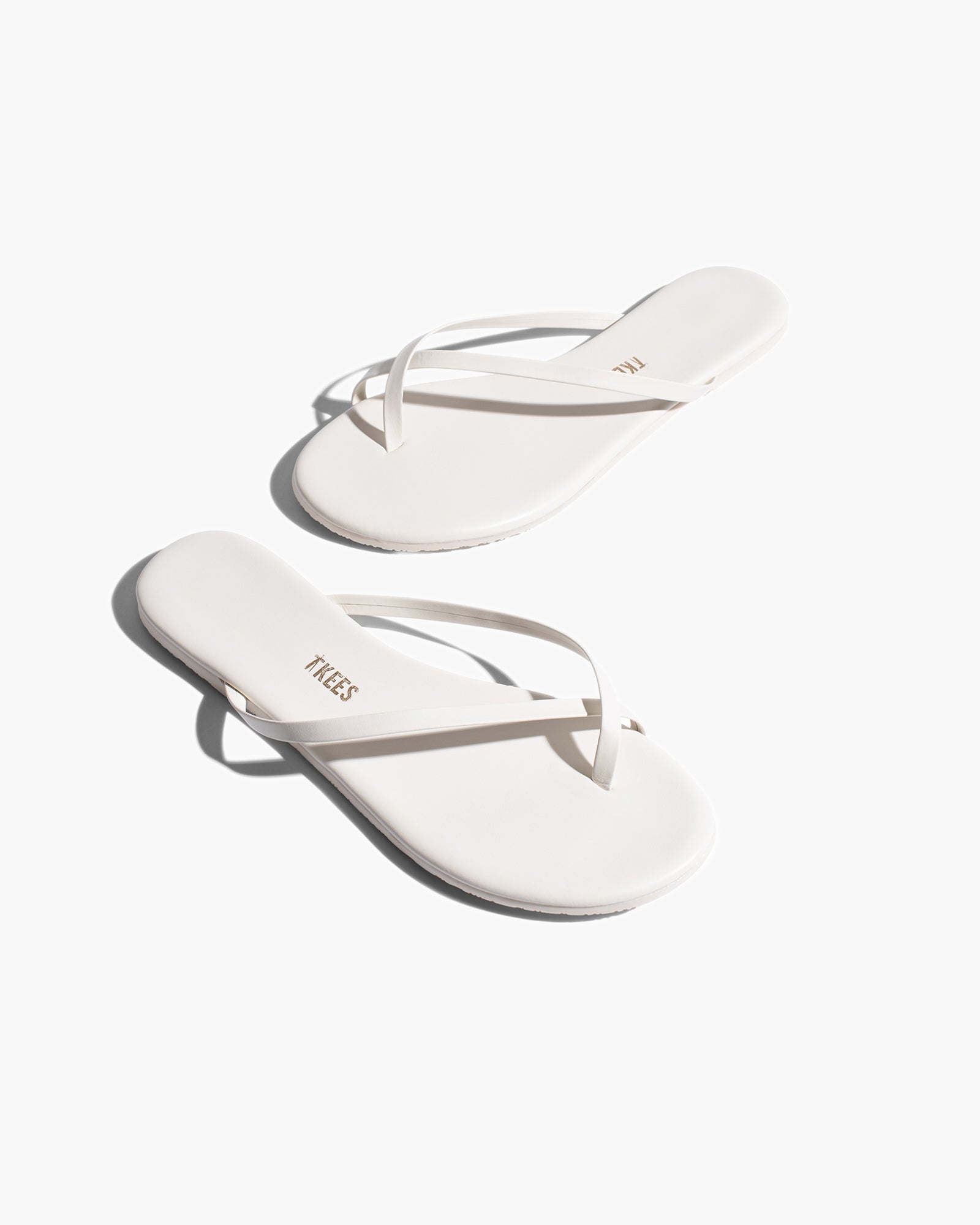 TKEES Riley Women's Sandals Cream | OC9180765