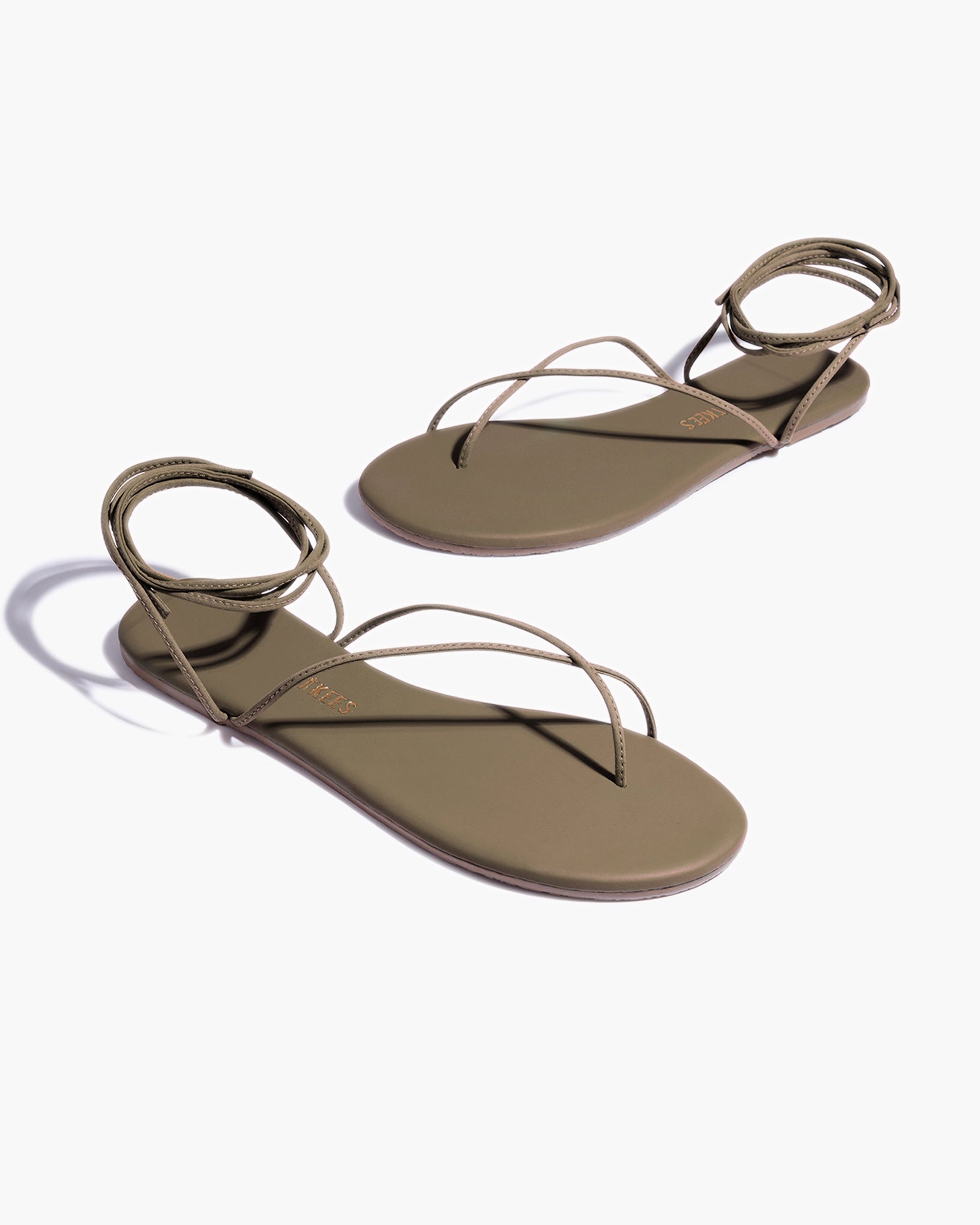 TKEES Roe Women's Sandals Olive | LT4152703