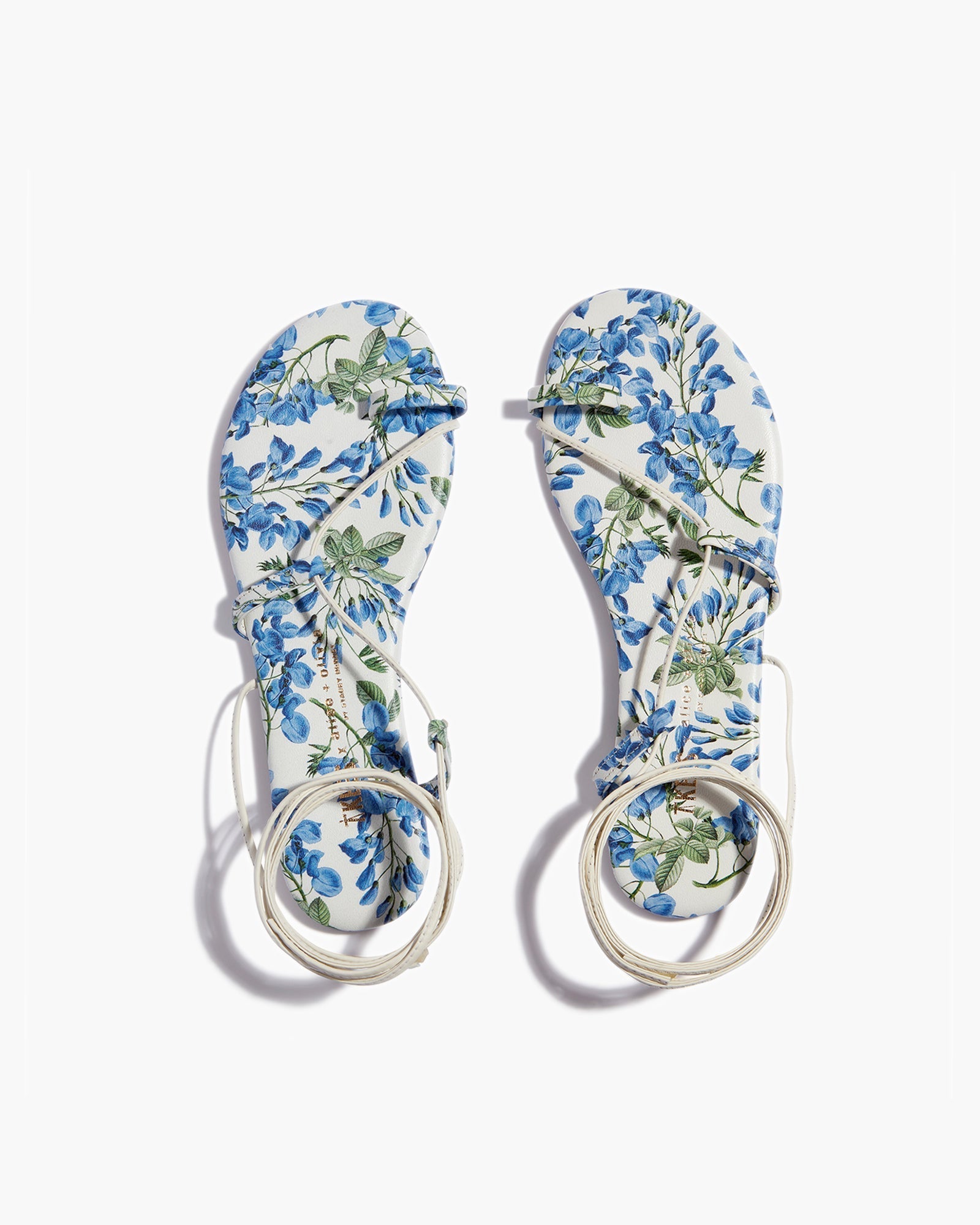 TKEES TKEES x Alice + Olivia Jo Women\'s Sandals Blue | LM4590671