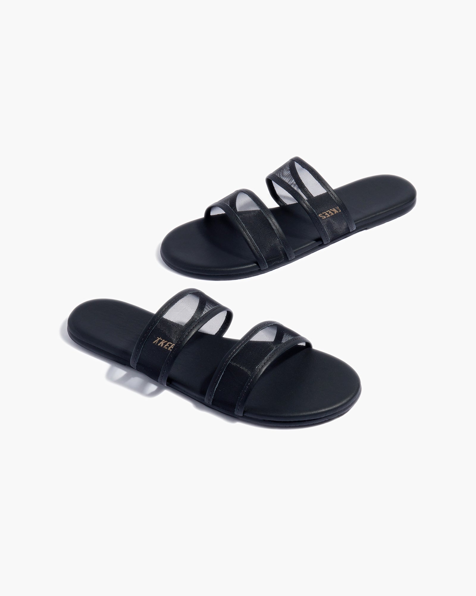 TKEES Viv Women's Slides Black | PB3169758