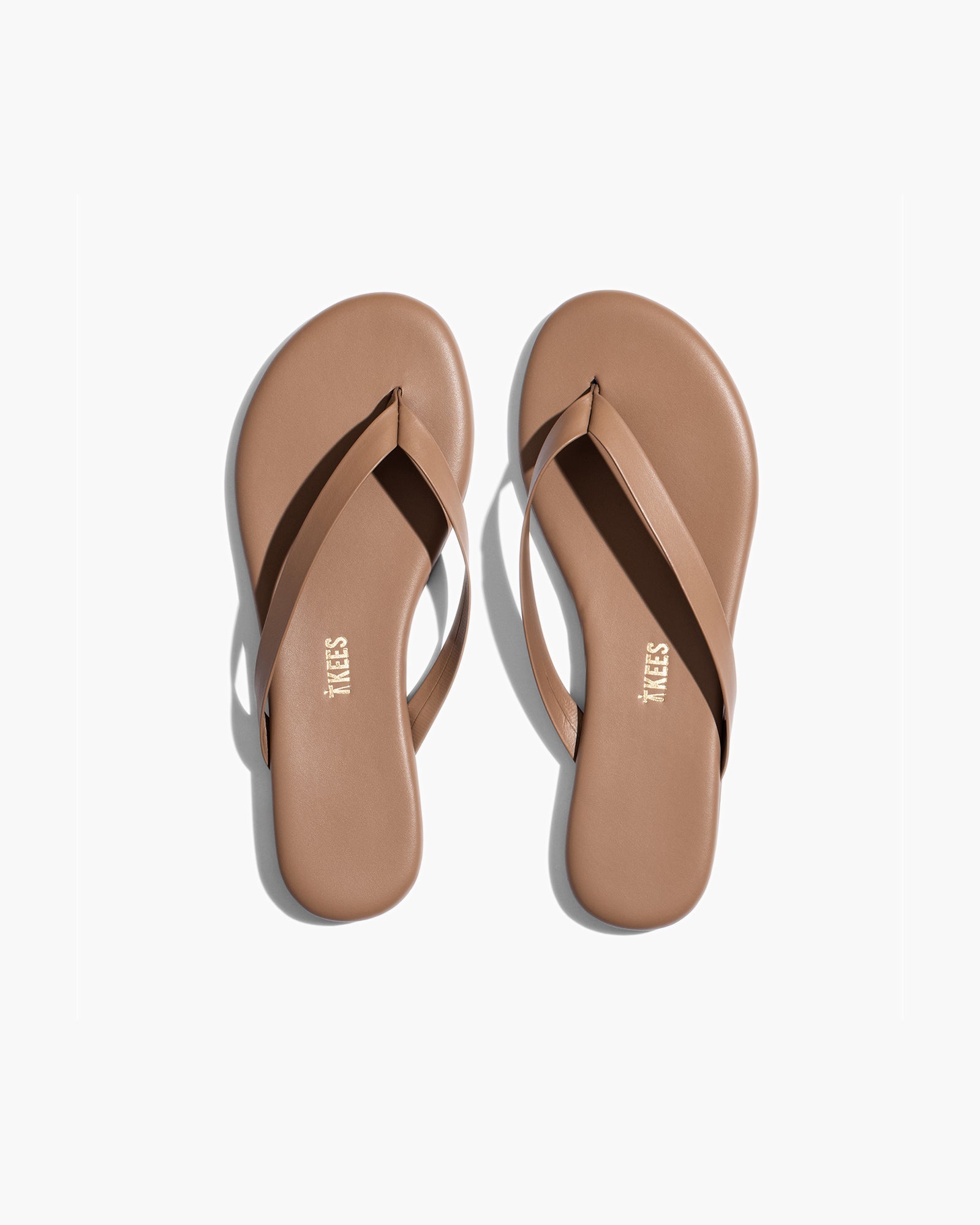 TKEES Boyfriend Women's Flip Flops Rose Gold | FE0583691