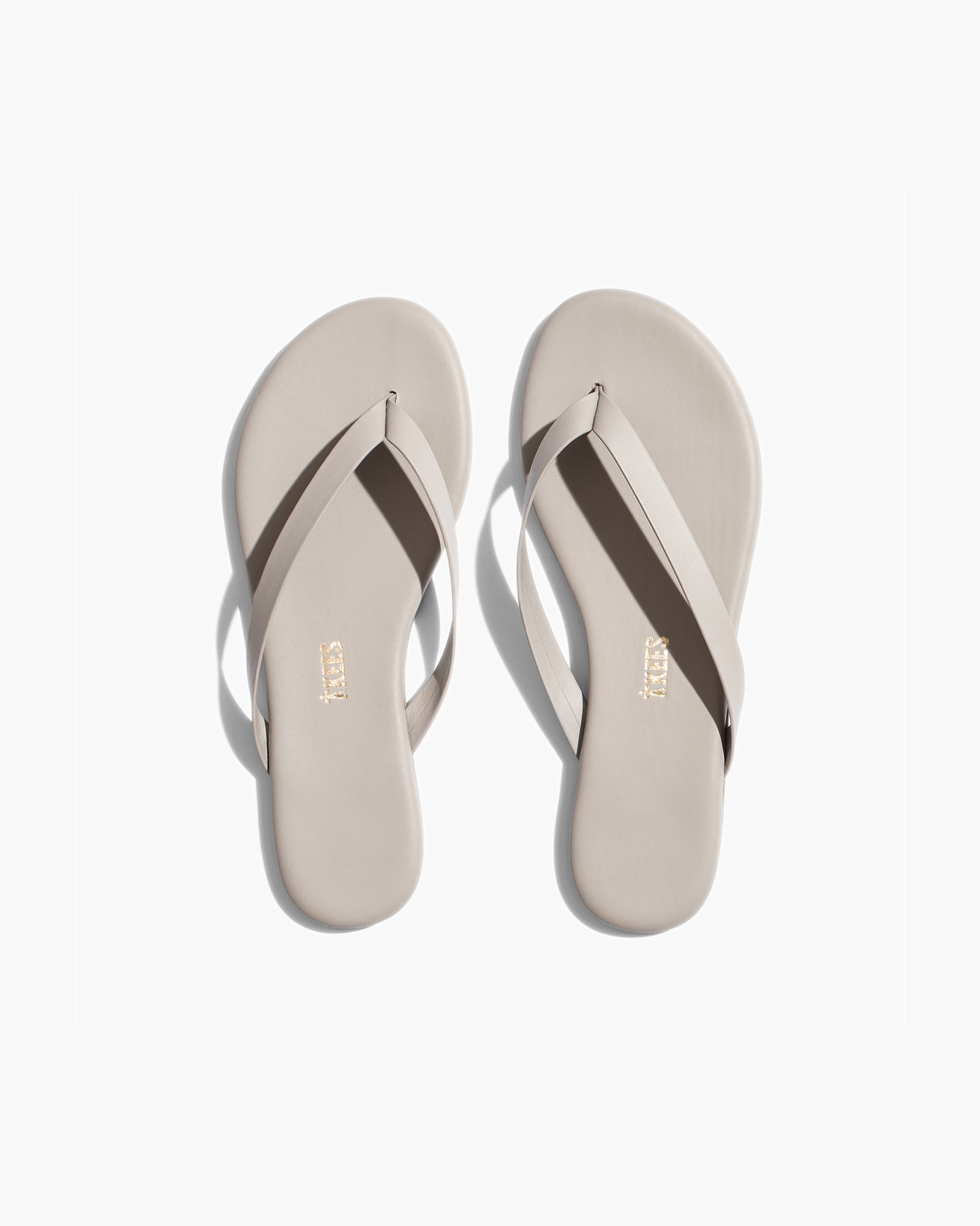 TKEES Boyfriend Women's Flip Flops White | TG7589042