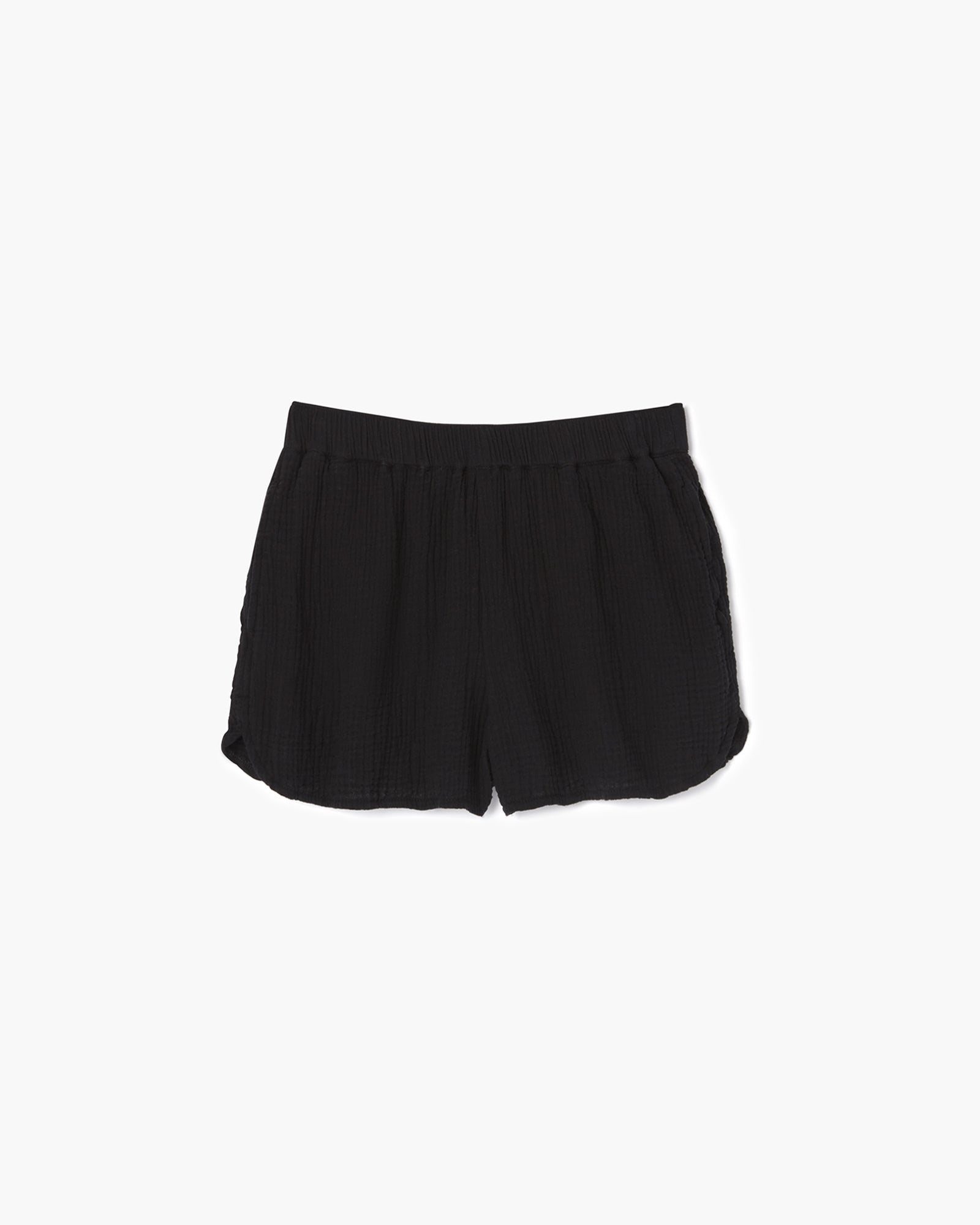 TKEES Gauze Women's Shorts Black | BF1384925