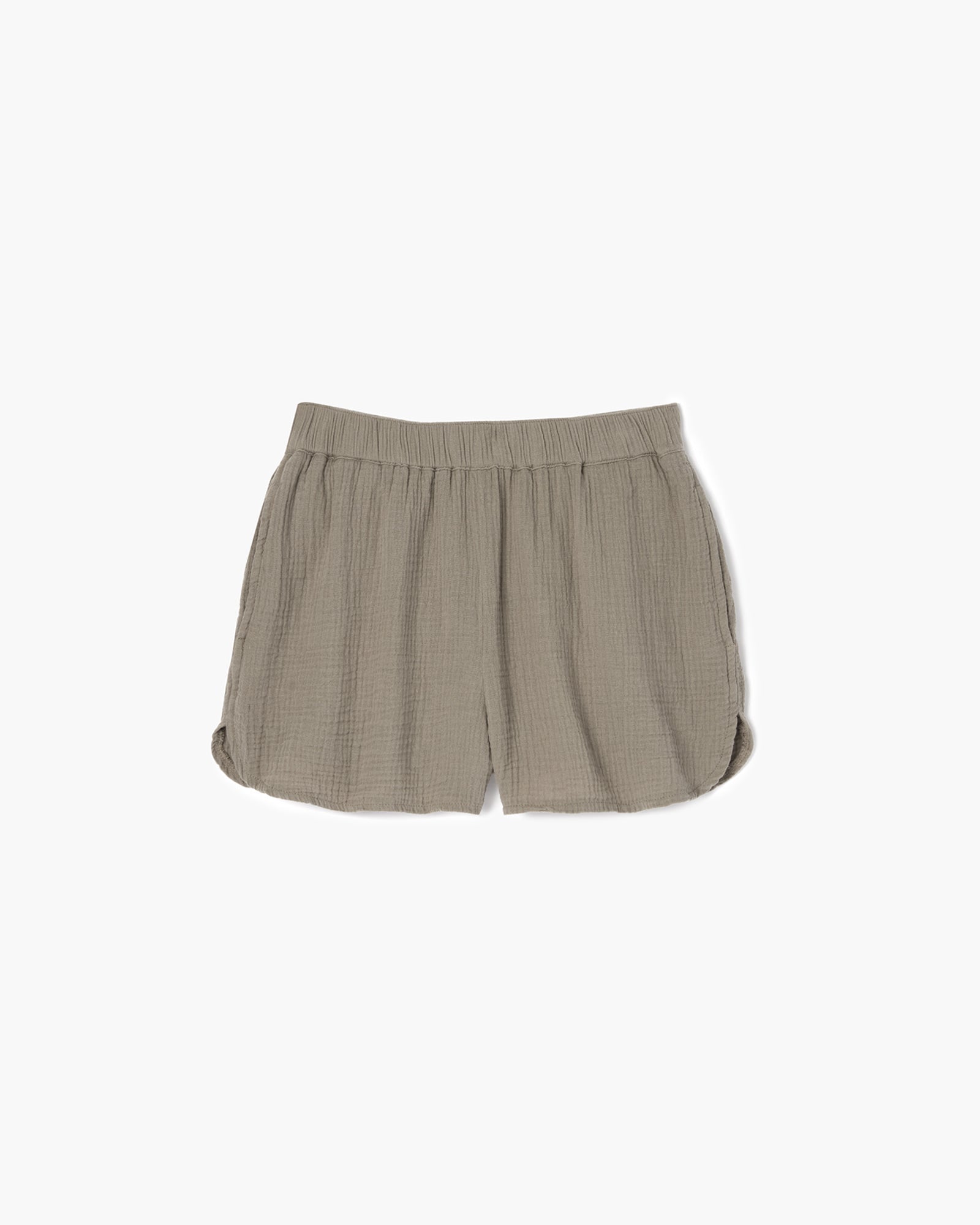 TKEES Gauze Women's Shorts Brown | PA1730892