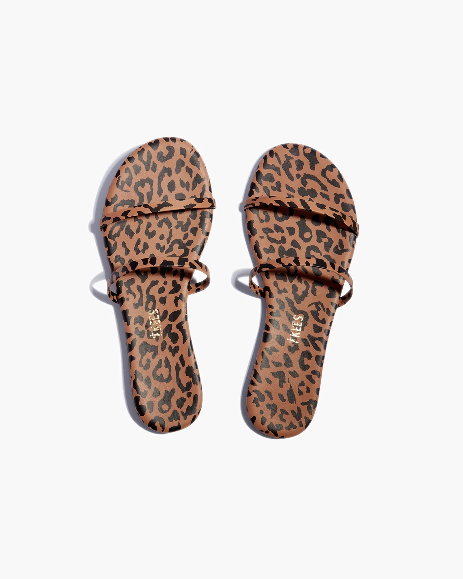 TKEES Gemma Animal Women's Sandals Leopard | YC0589341