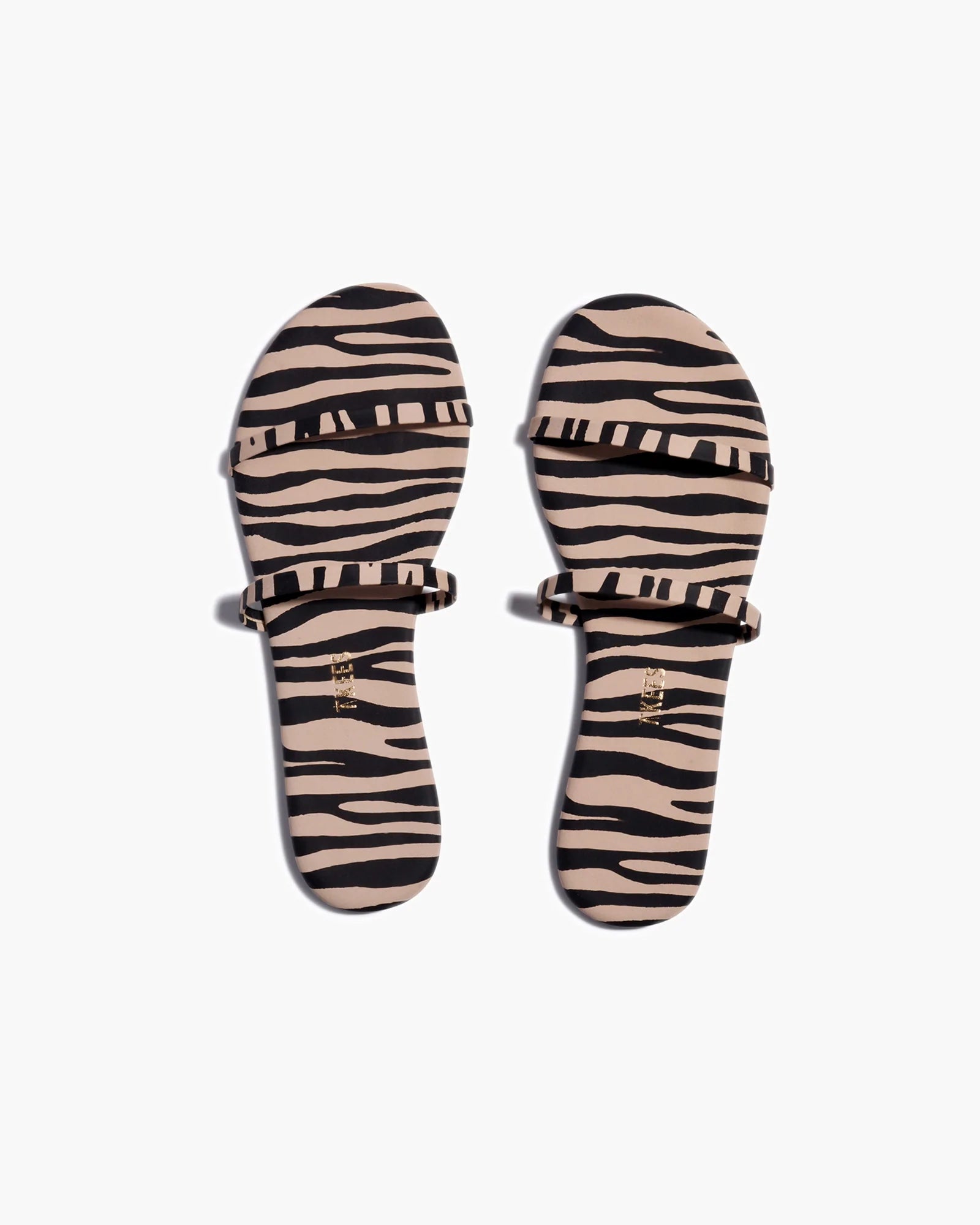 TKEES Gemma Animal Women's Sandals White / Black | BX0975821