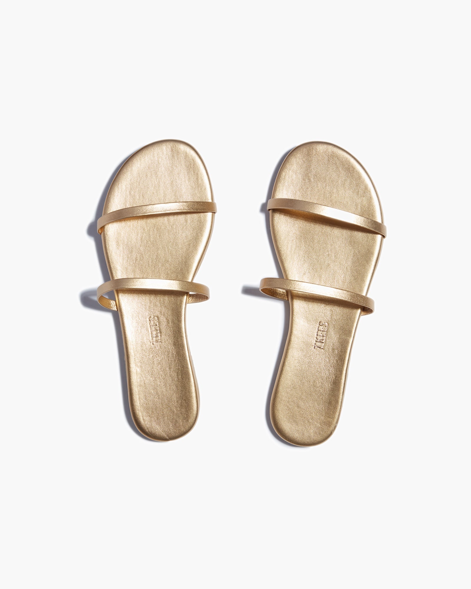 TKEES Gemma Metallics Women's Sandals Gold | ED9037415