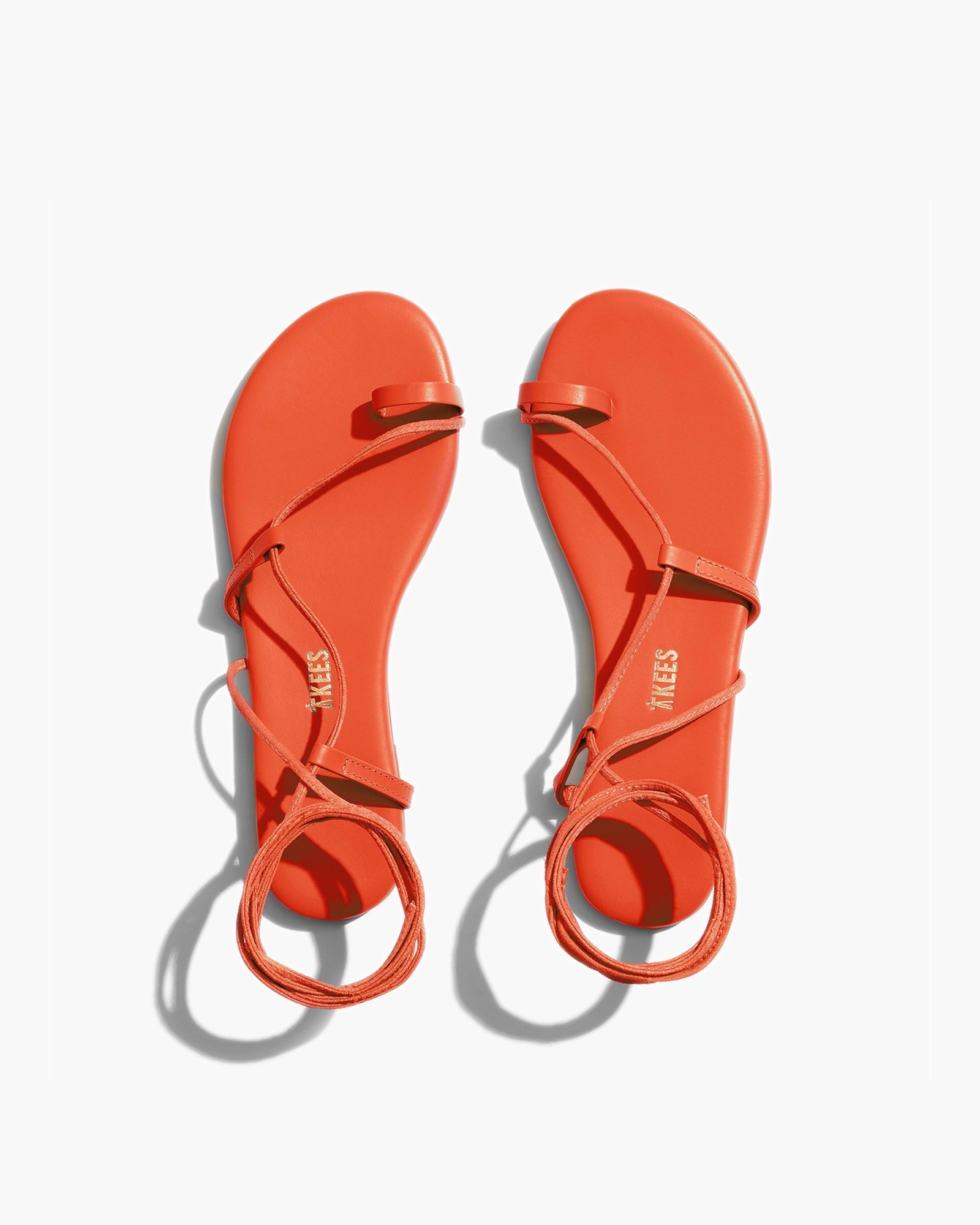 TKEES Jo Pigments Women's Sandals Orange | NW8957413