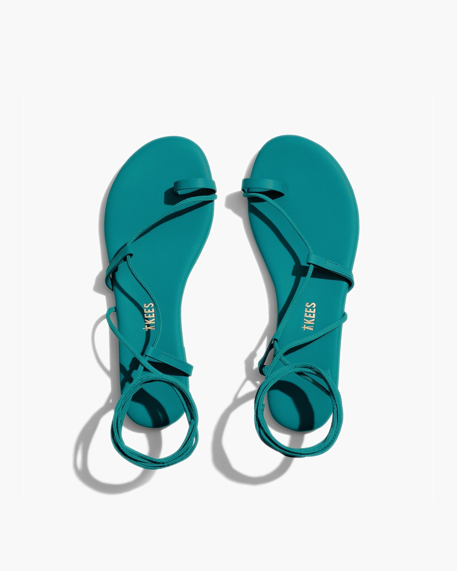 TKEES Jo Pigments Women's Sandals Turquoise | QF0627548