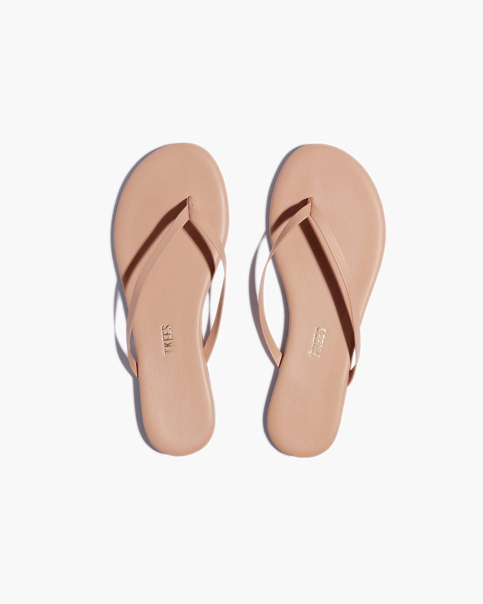 TKEES Lily Nudes Women's Flip Flops Beige | UA5793812