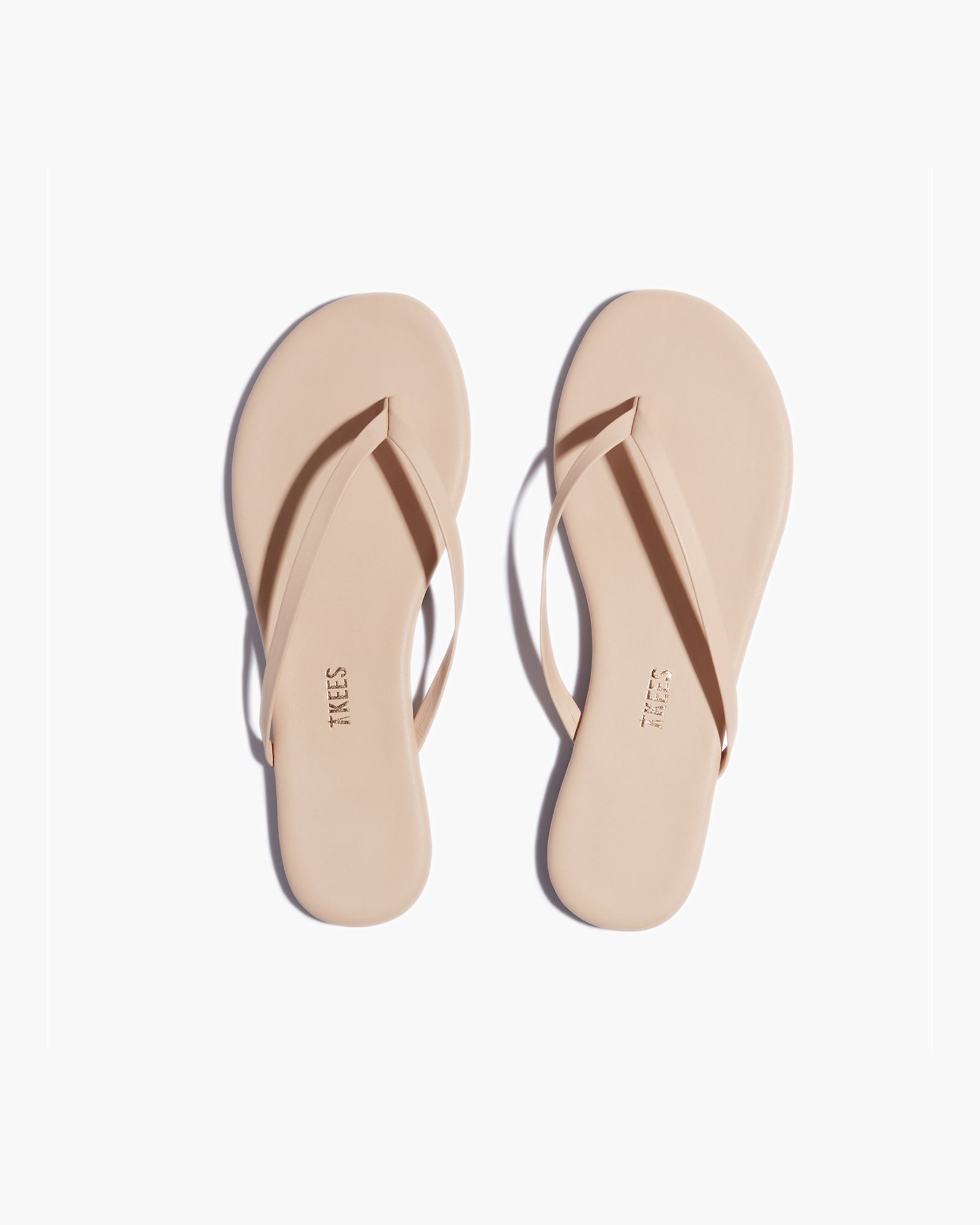 TKEES Lily Nudes Women's Flip Flops Rose | MN5148902